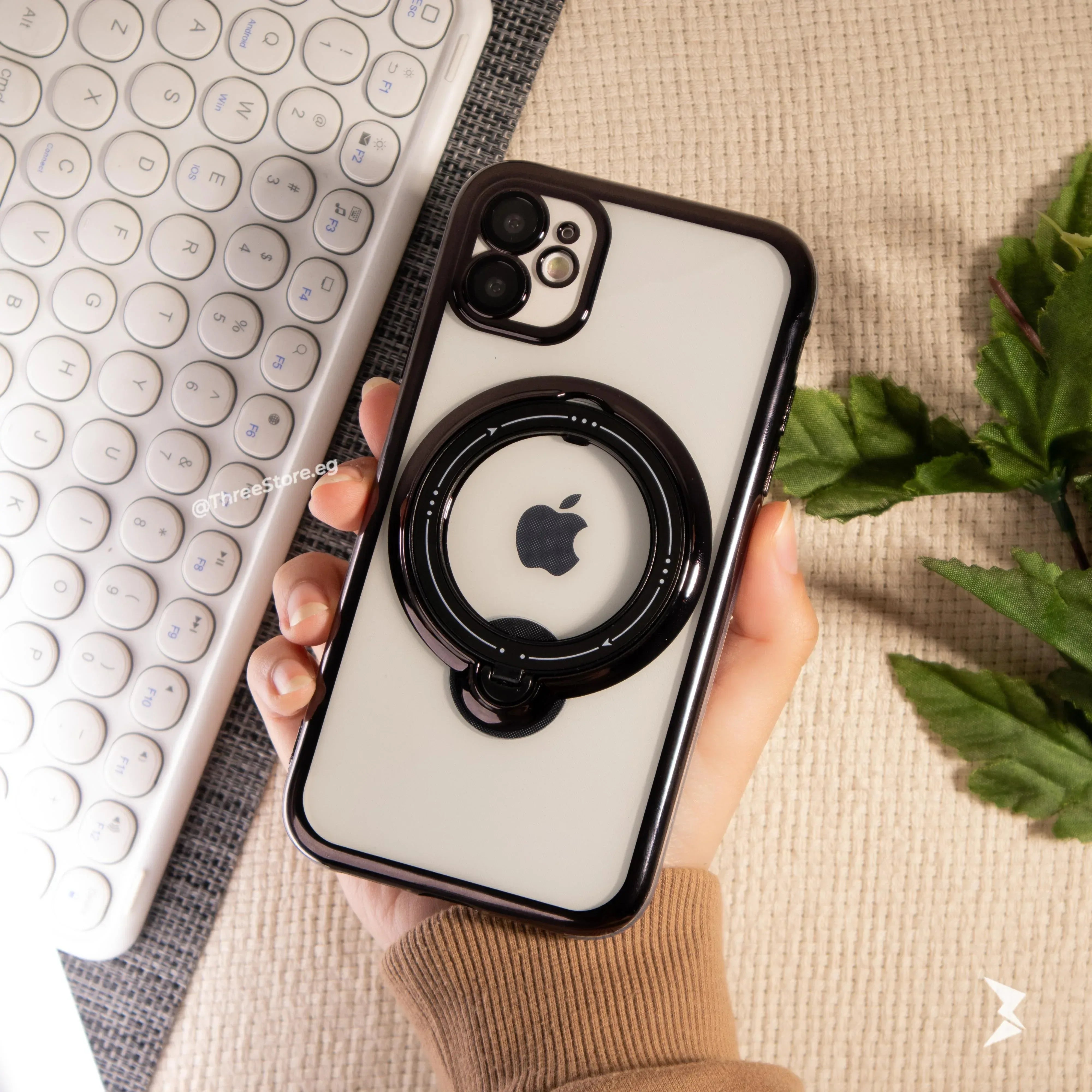 Stand Magsafe Transparent Case iPhone 11 - Three
