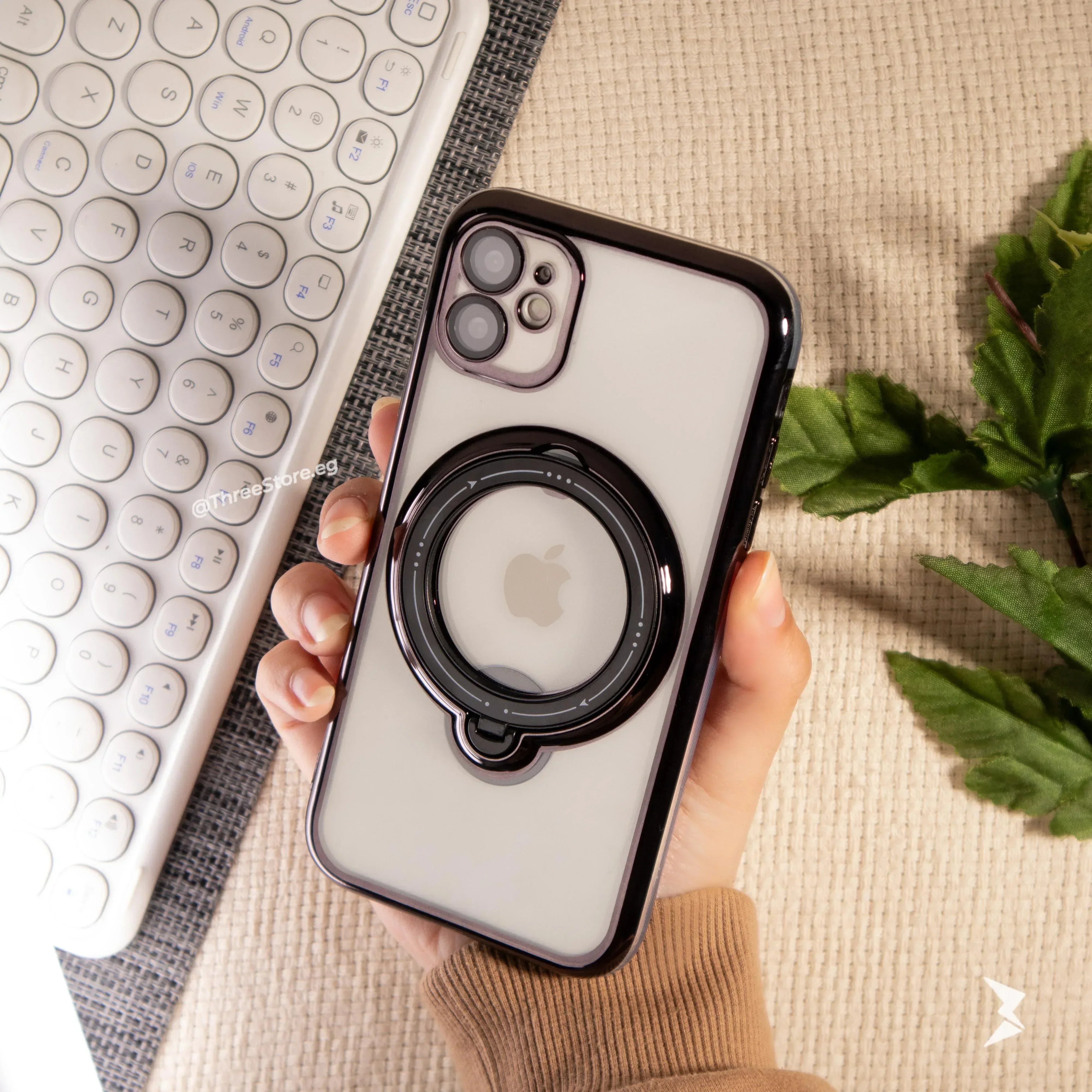 Stand Magsafe Transparent Case iPhone 11 - Three
