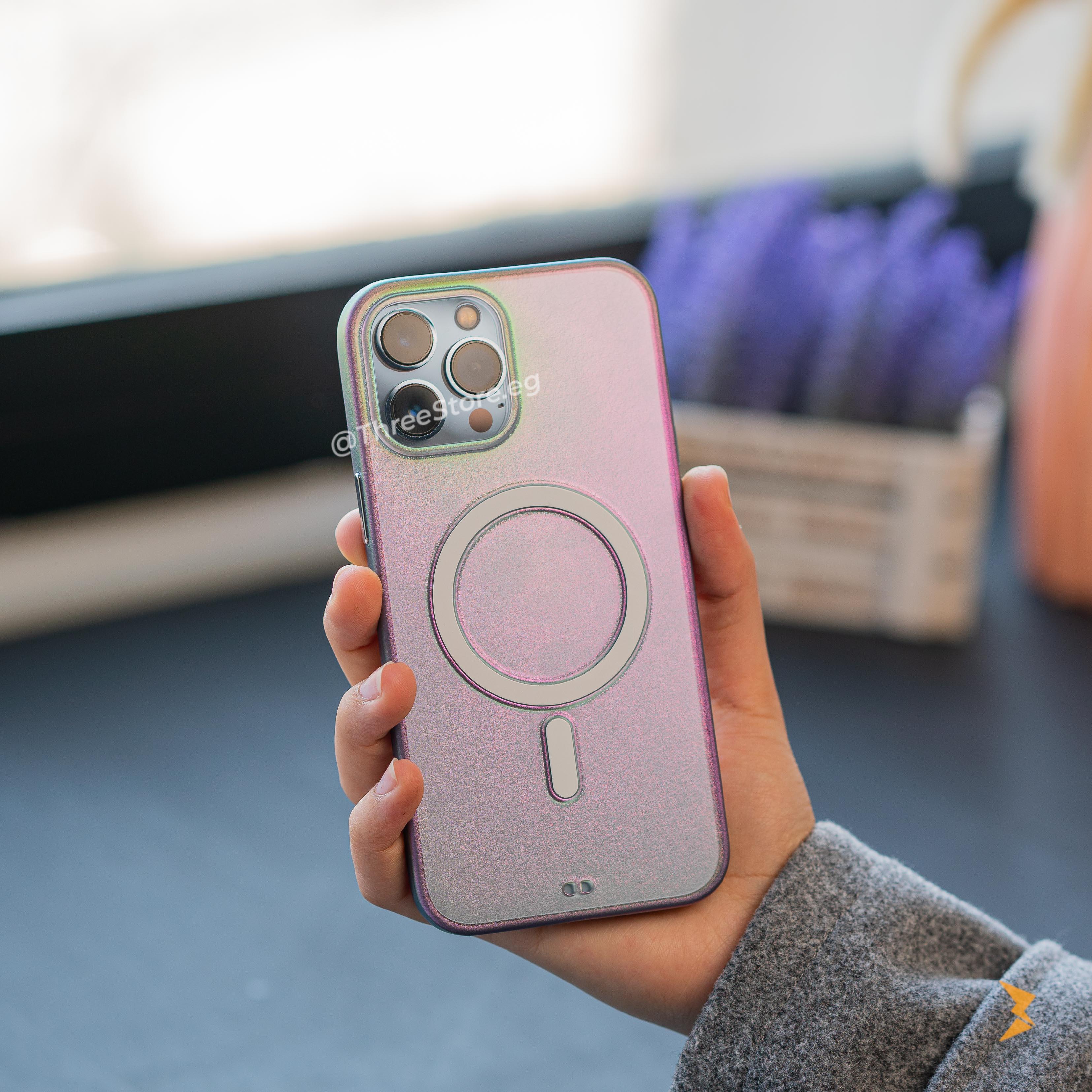 Gradient Transparent Case iPhone 12 Pro Max - Three