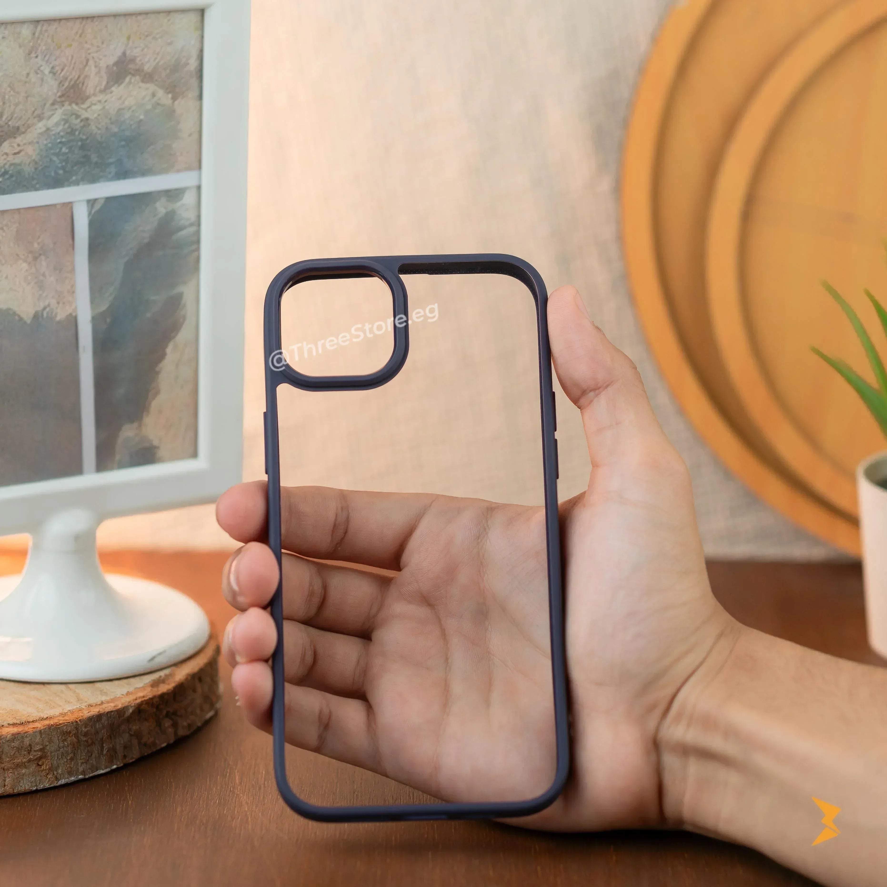 Q Series TPU Clear Back Case iPhone 14 Plus - Three