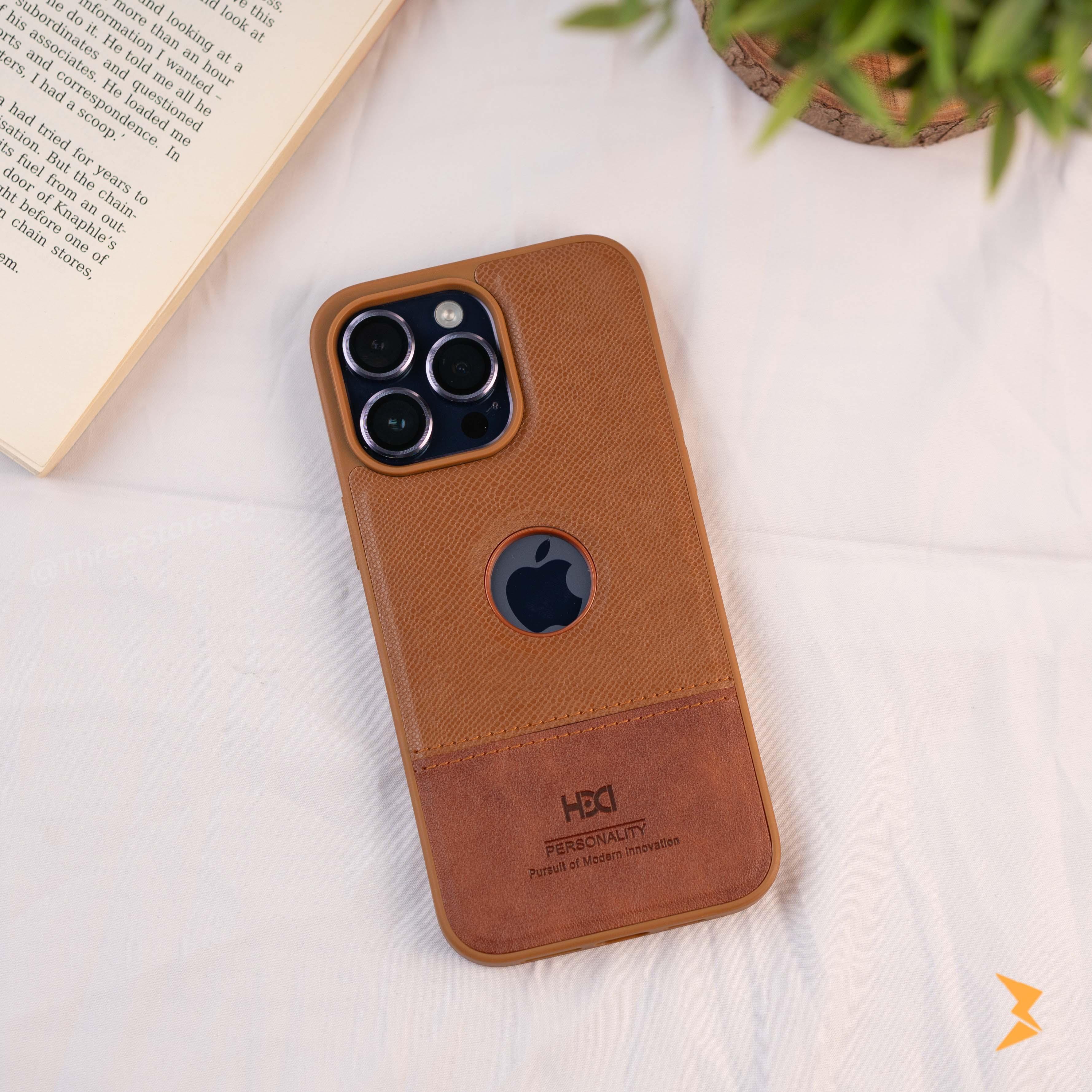 HDD Mix Leather Case iPhone 14 Pro Max - Three