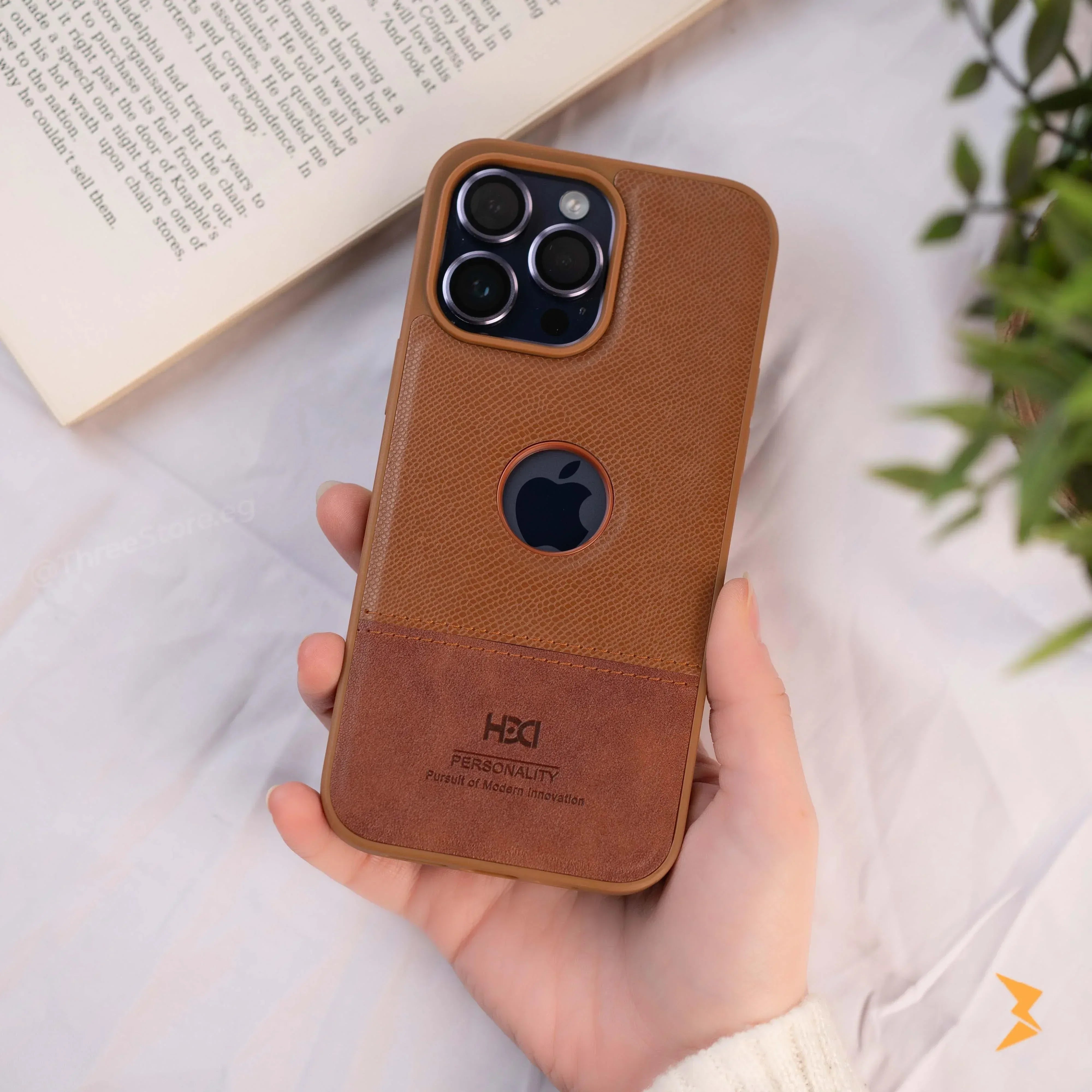 HDD Mix Leather Case iPhone 14 Pro Max - Three