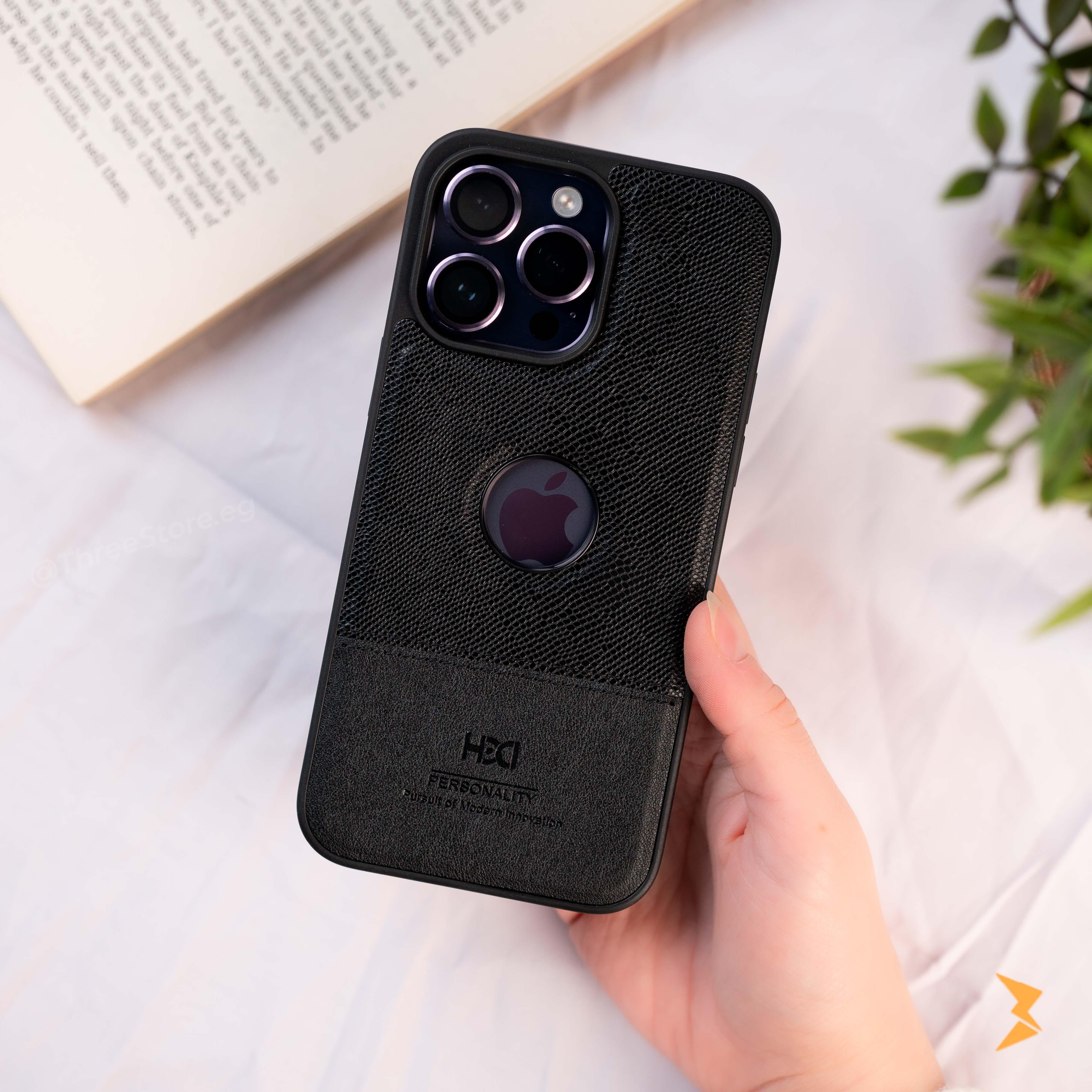 HDD Mix Leather Case iPhone 14 Pro Max - Three