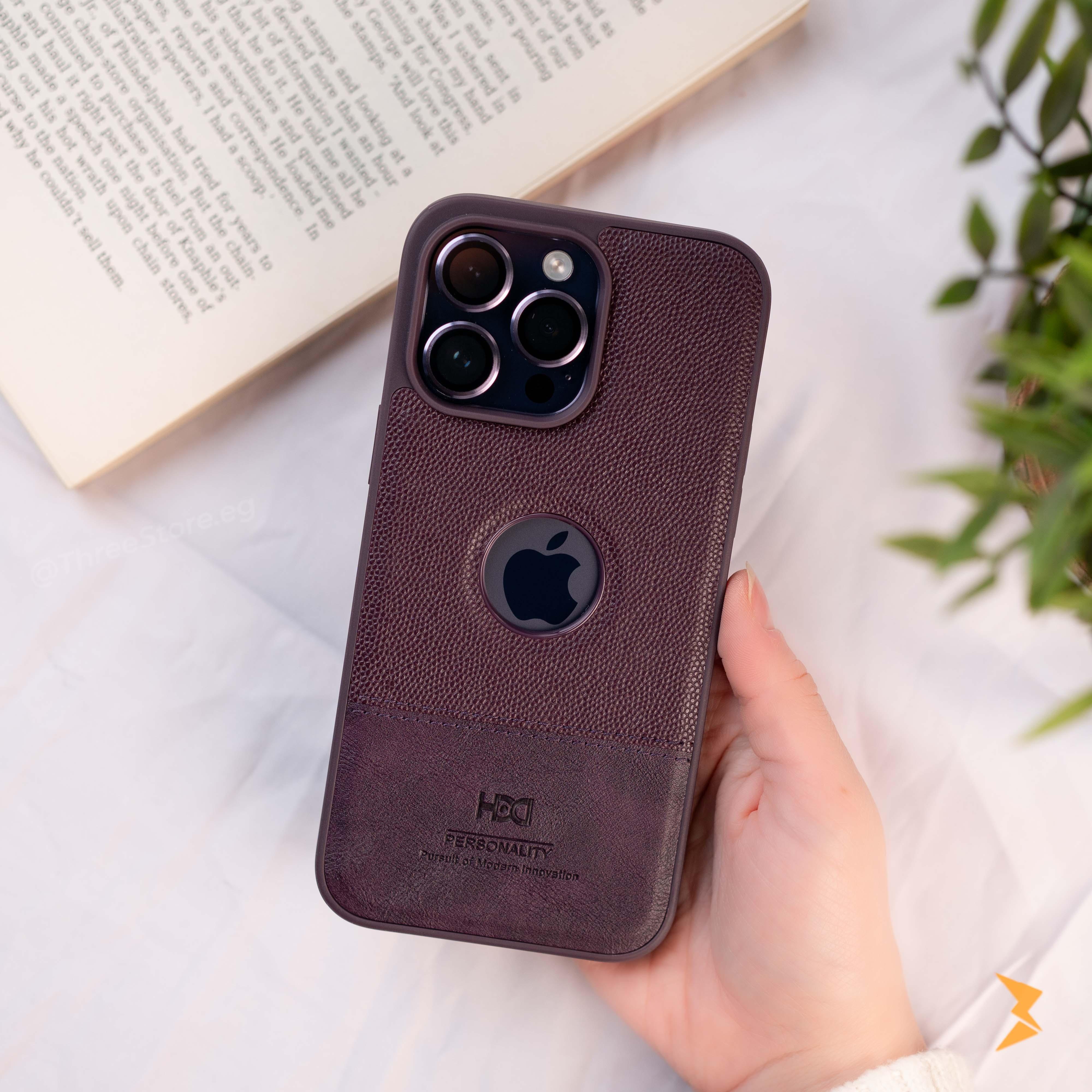HDD Mix Leather Case iPhone 14 Pro Max - Three