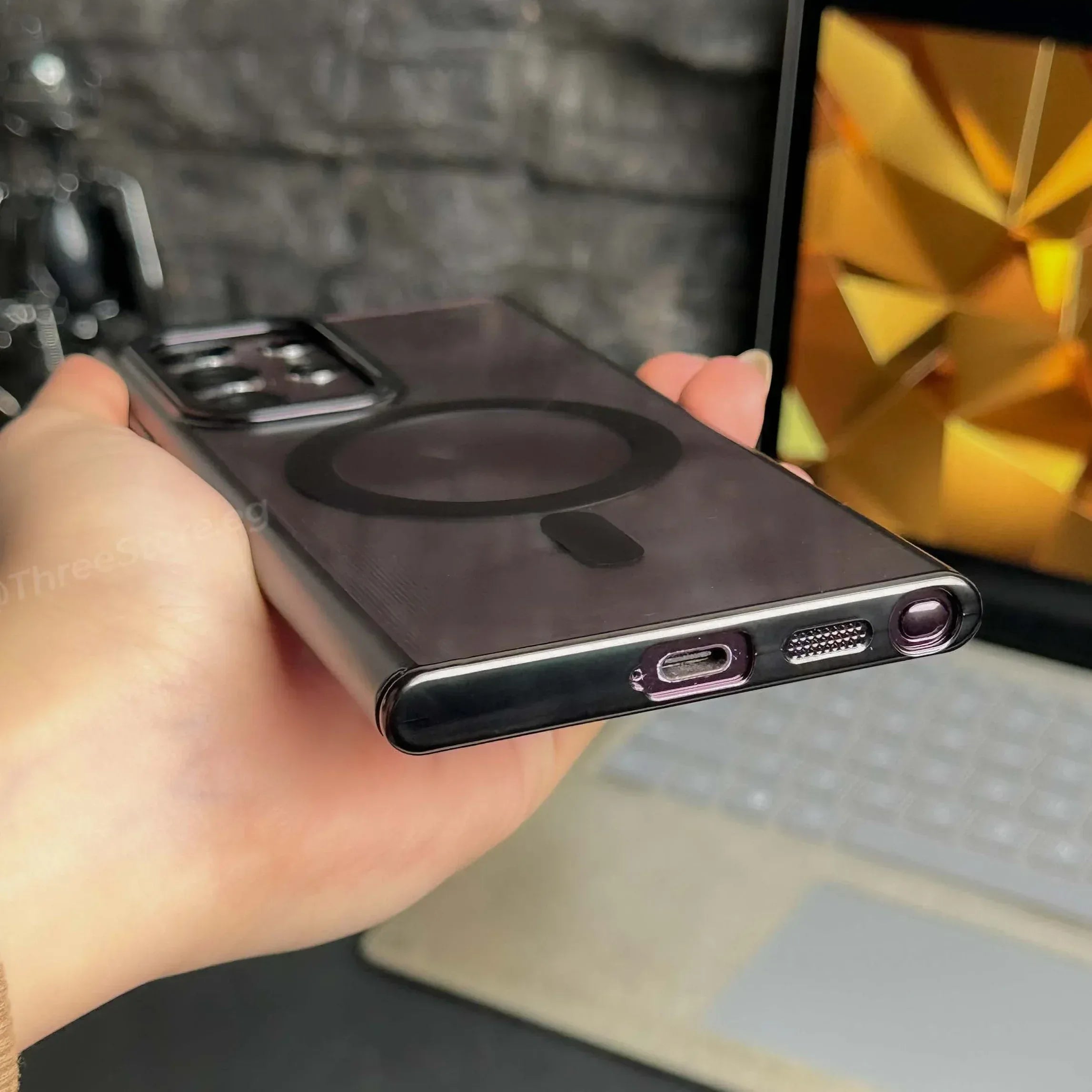 HDD Transparent Magsafe Case Samsung S23 Ultra - Three