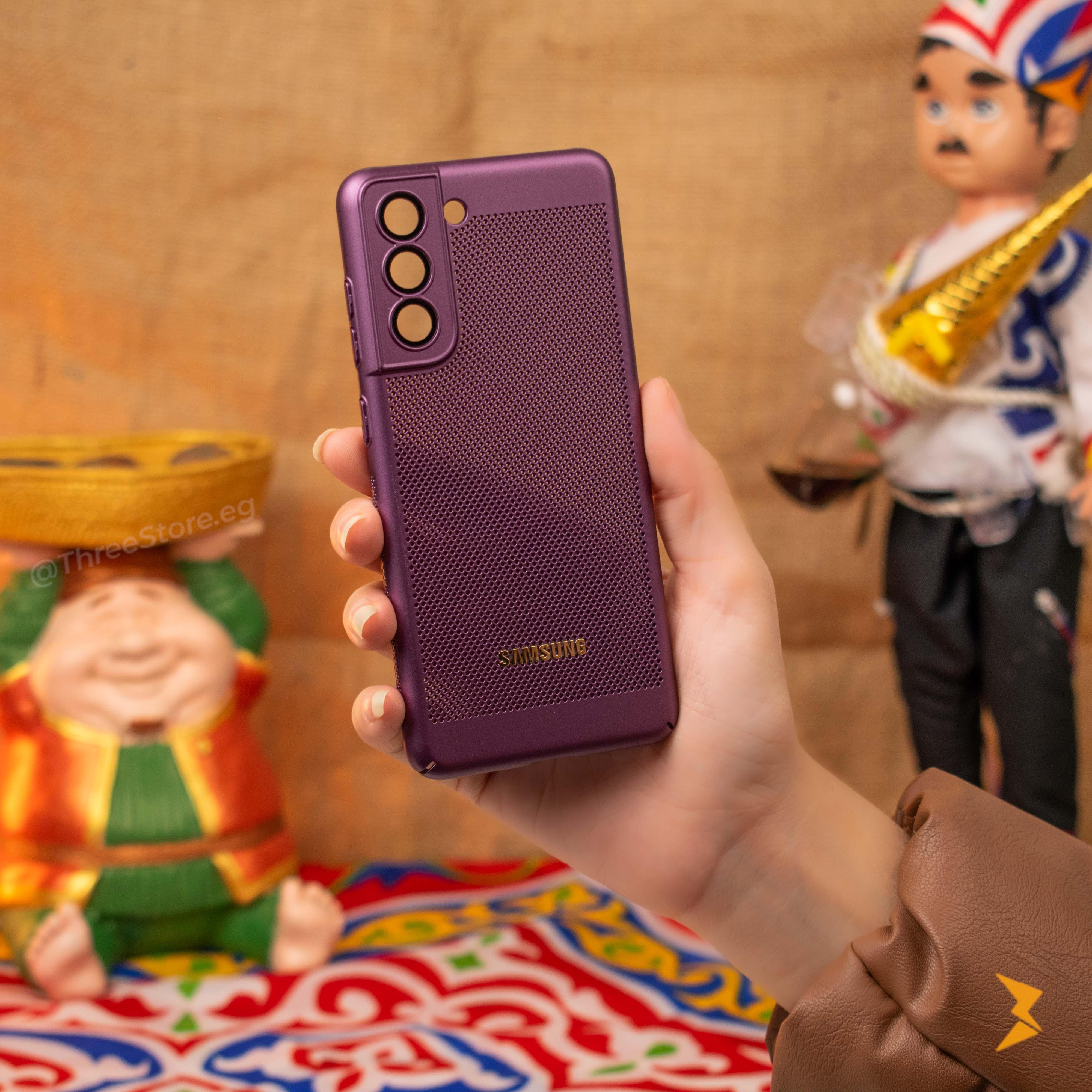 Grid Cooling Case Samsung S21 FE - Three