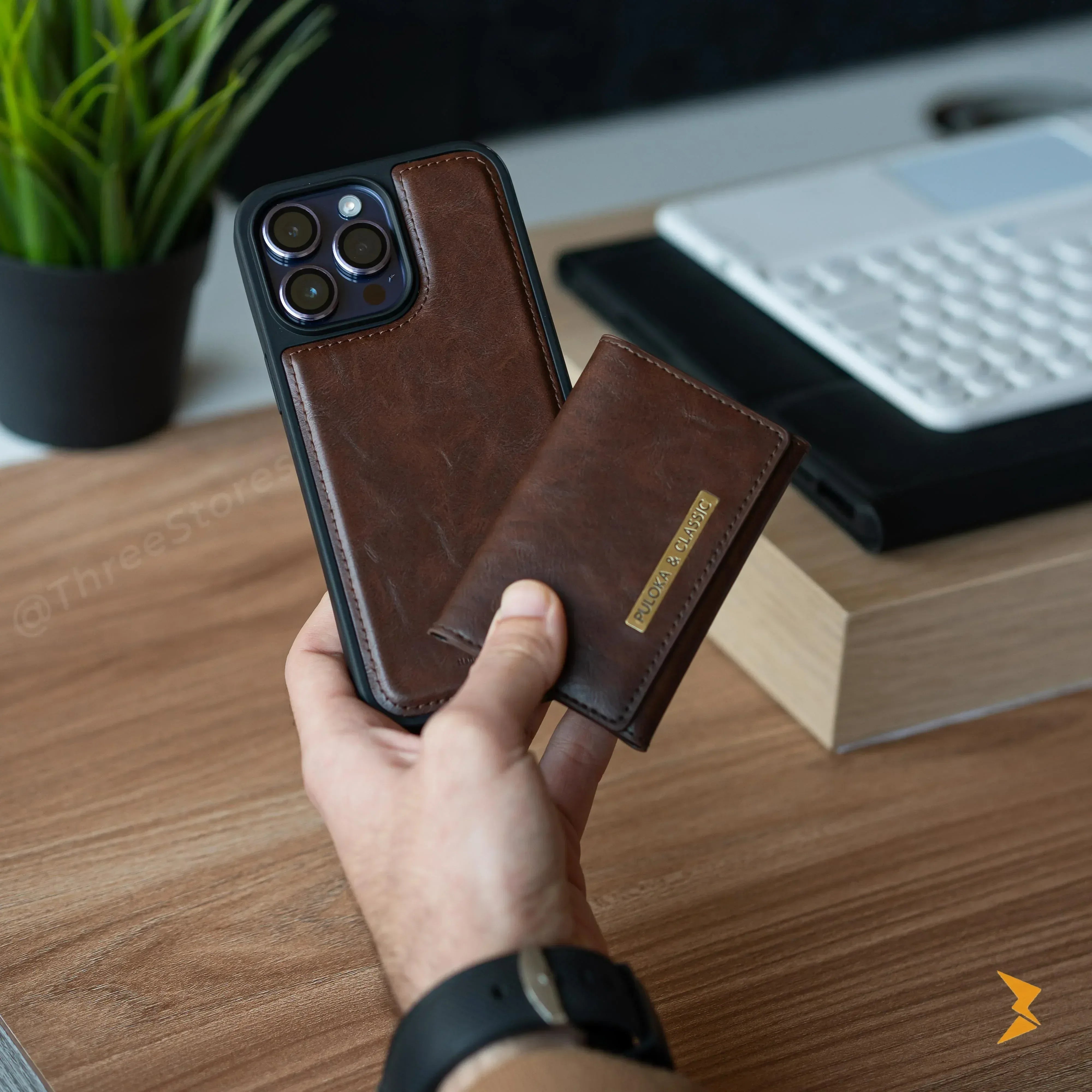 Puloka Detachable Card Clip Case iPhone X - Three