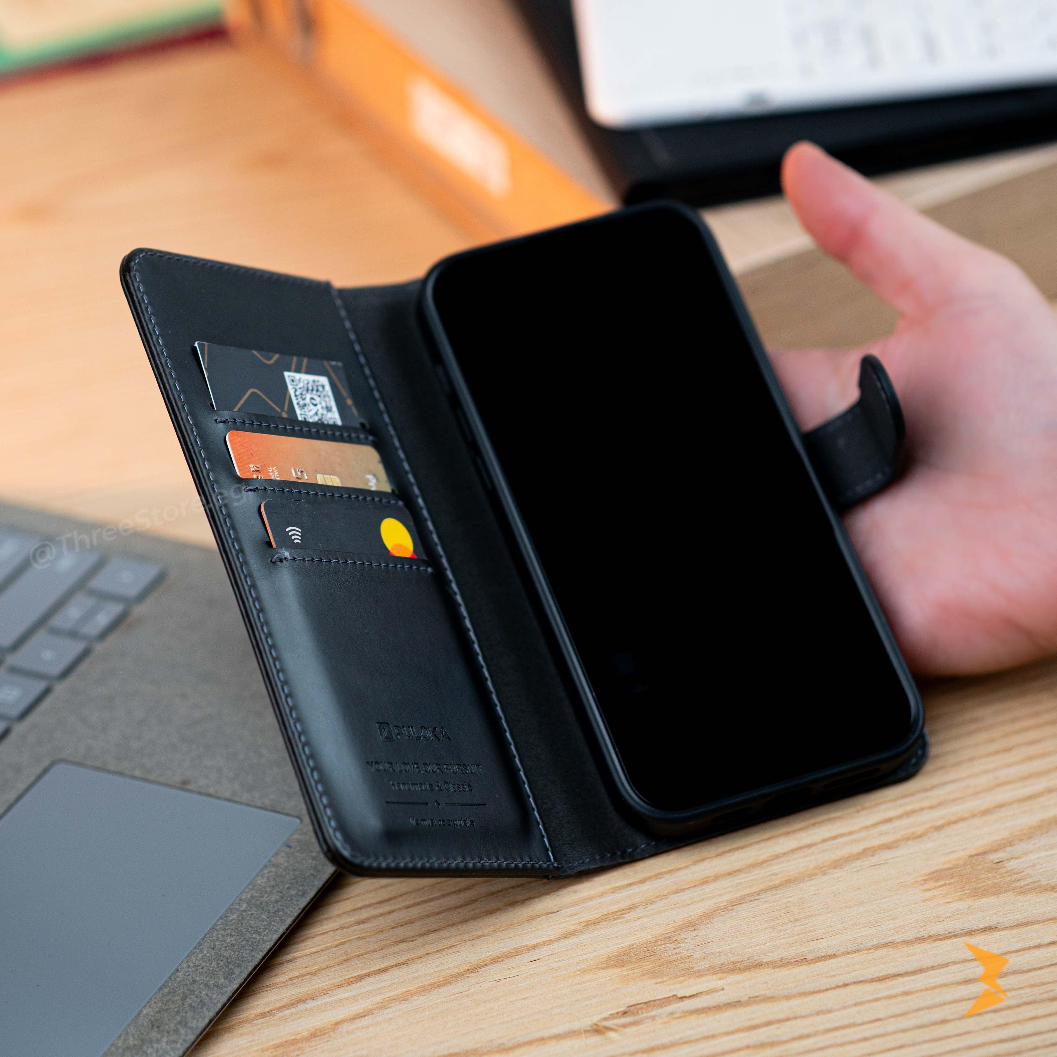 Puloka Wallet Case iPhone 15 Pro Max - Three