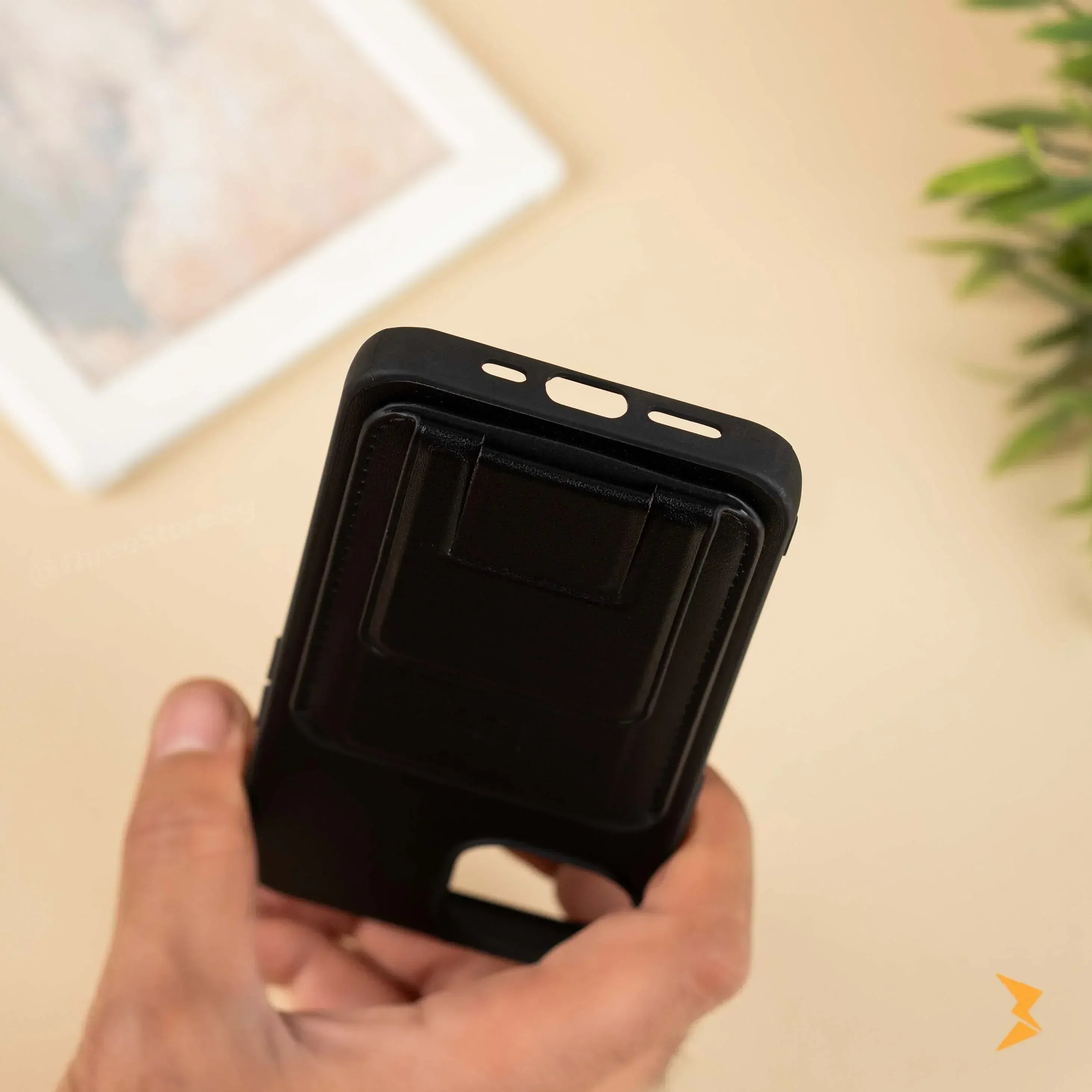 HDD Magnetic Stand Card Leather Case iPhone 13 - Three