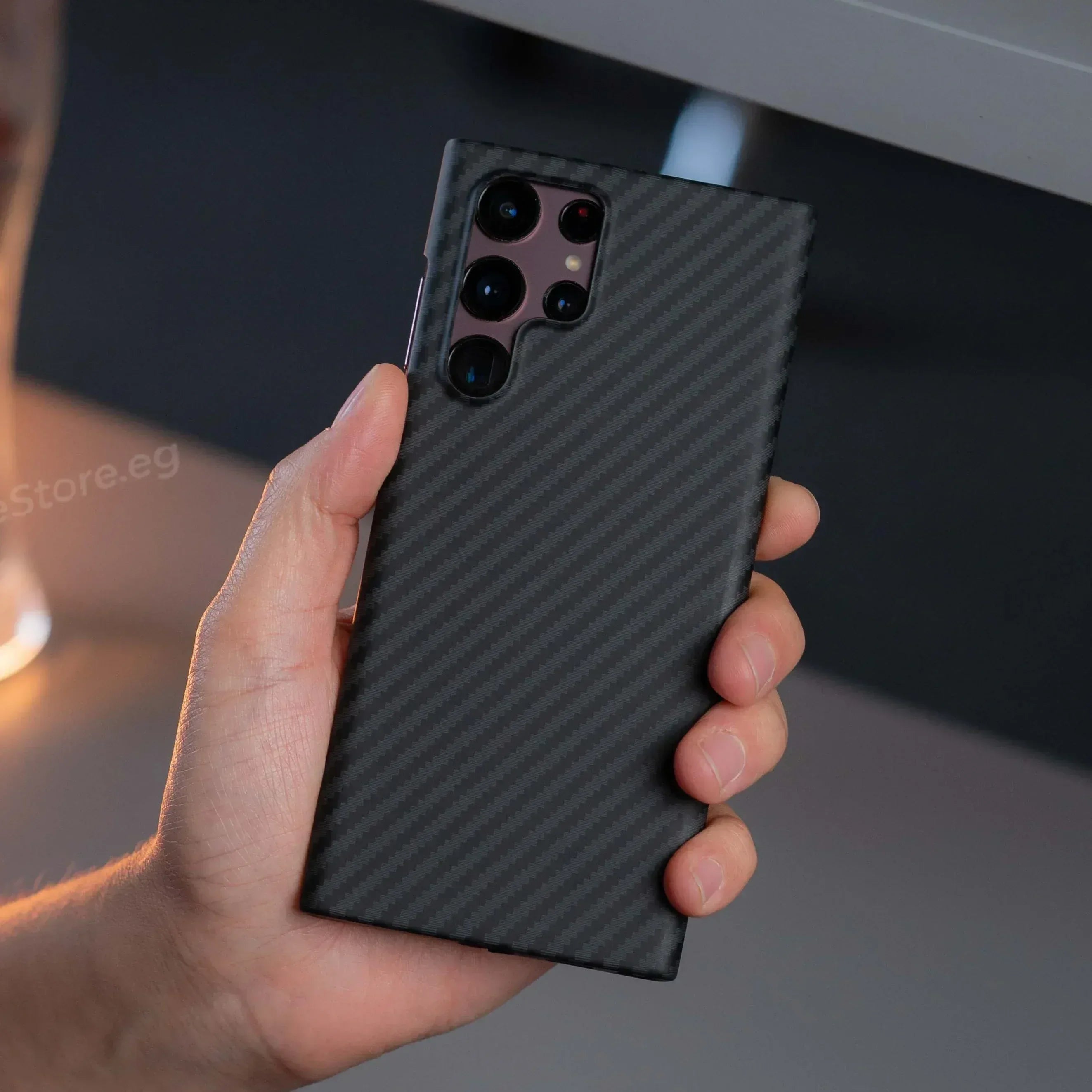 Carbon Slim Case Samsung S22 Ultra - Three