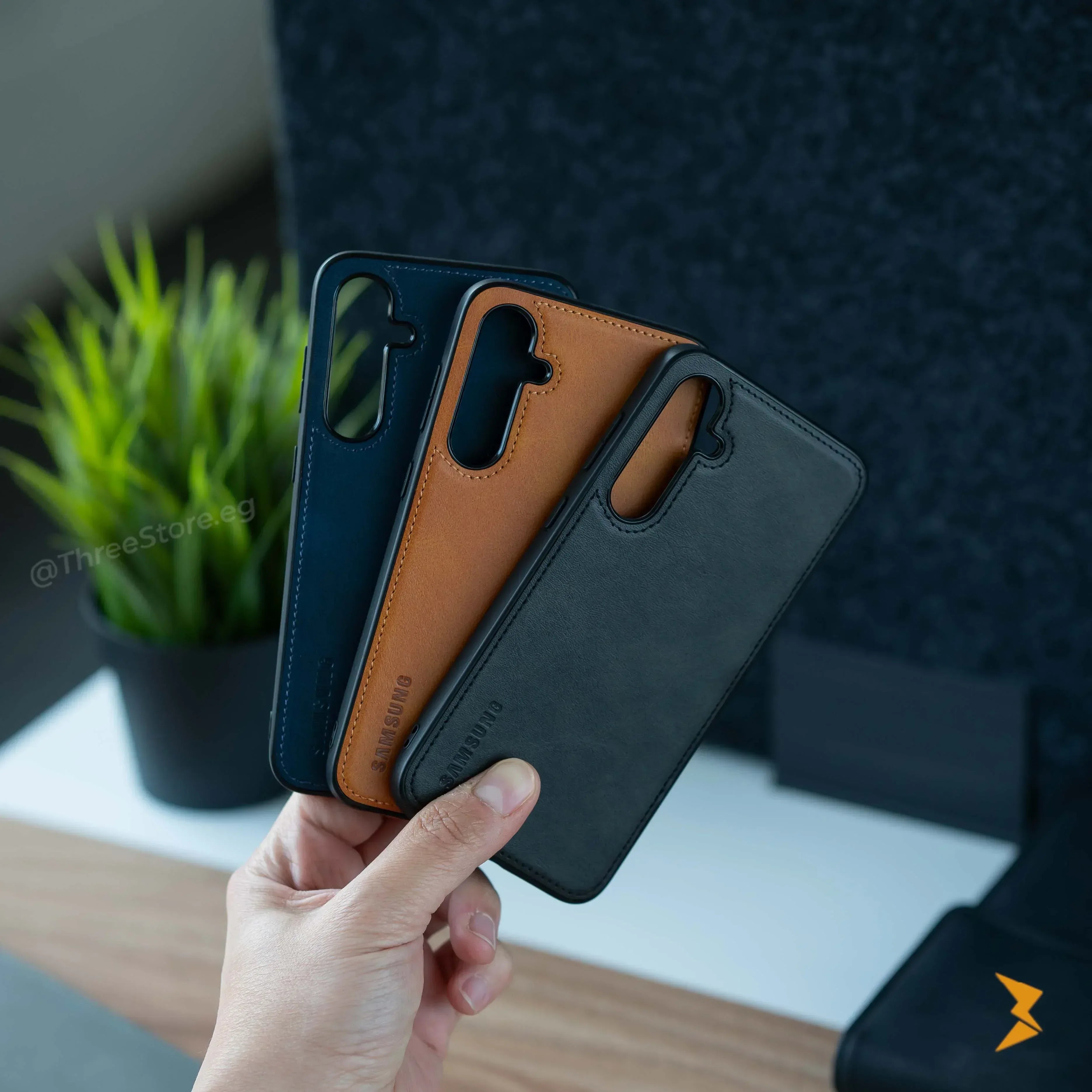 Cradle Leather Case Samsung S23 FE - Three