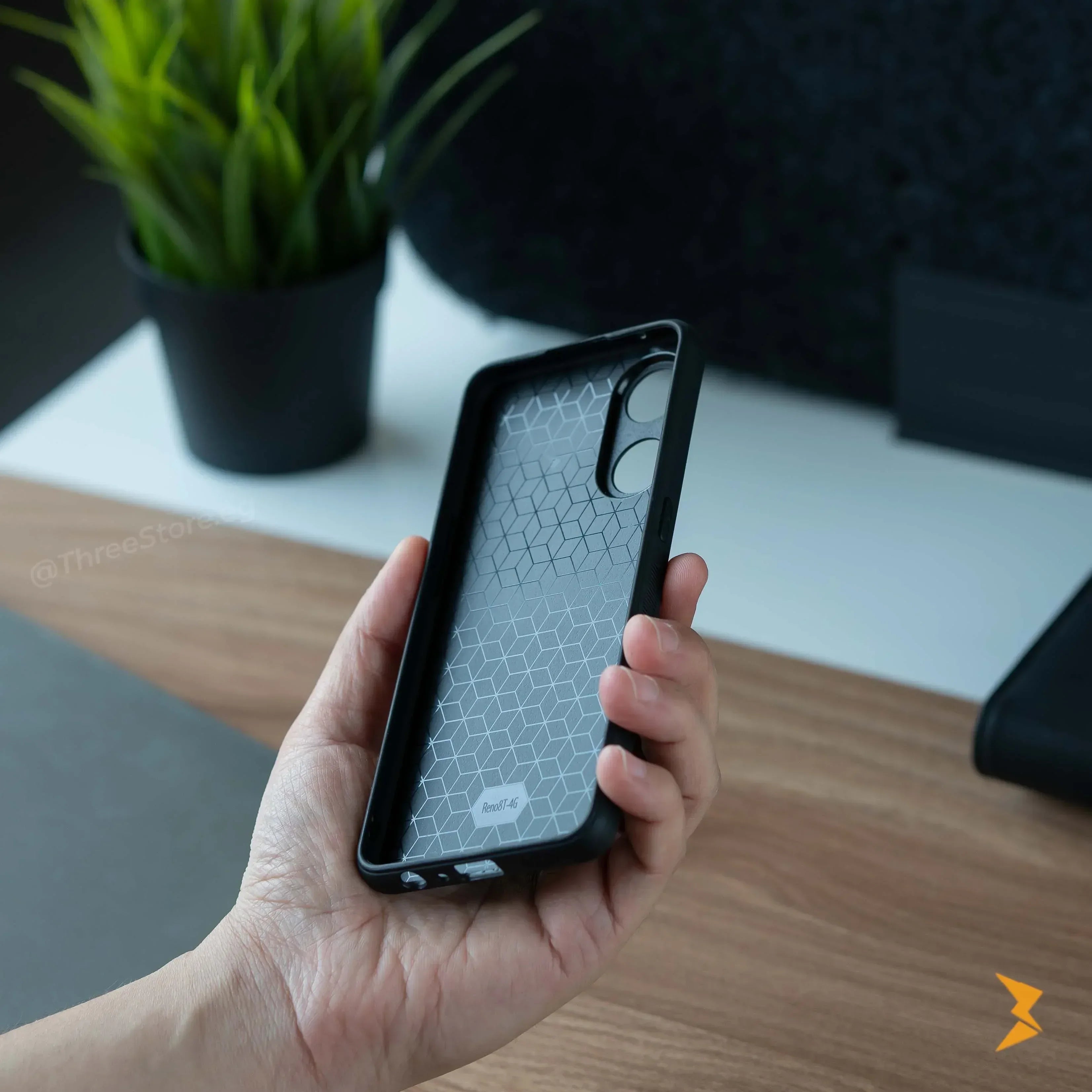 Cradle Leather Case Oppo A57 - Three