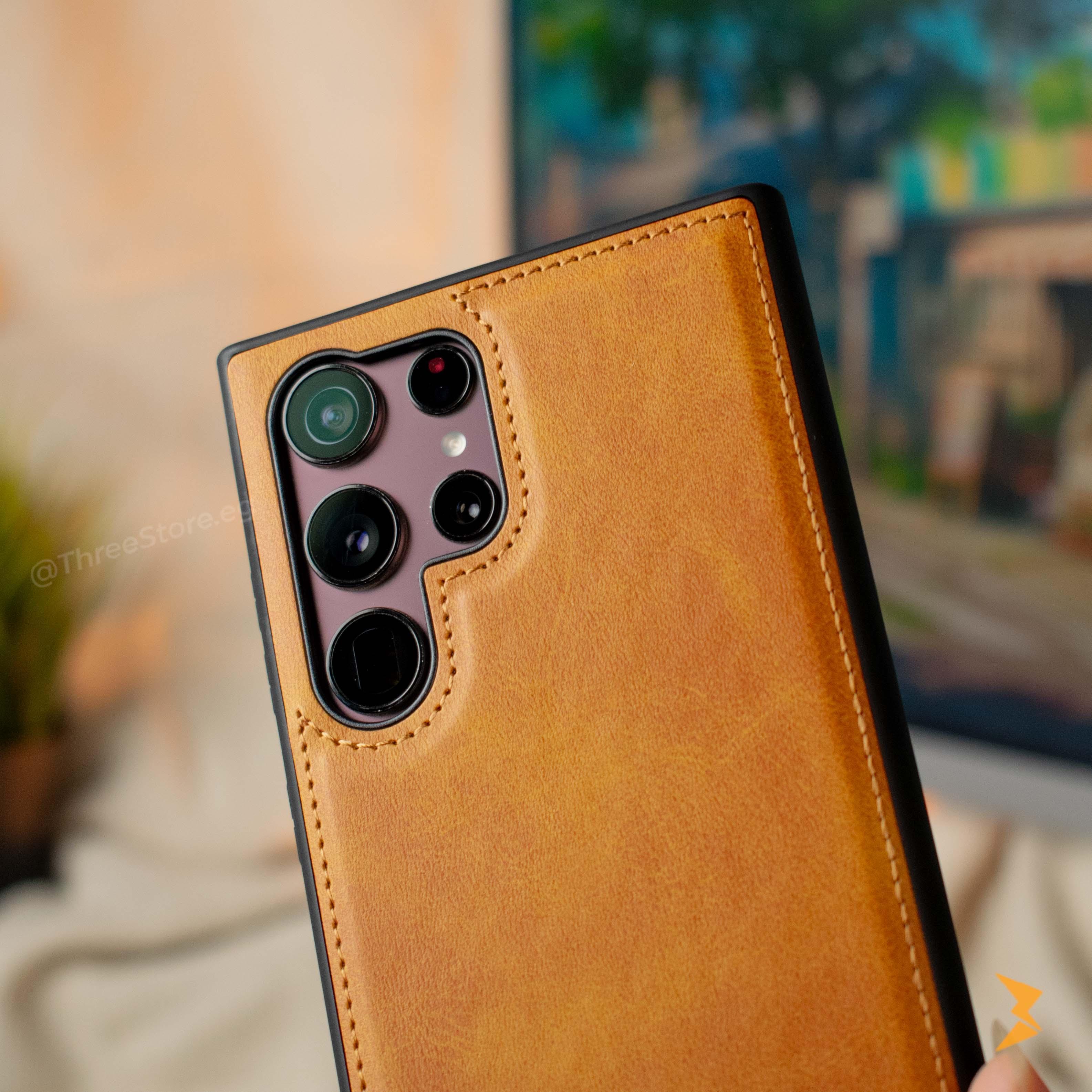 Cradle Leather Case Samsung S24 Ultra - Three