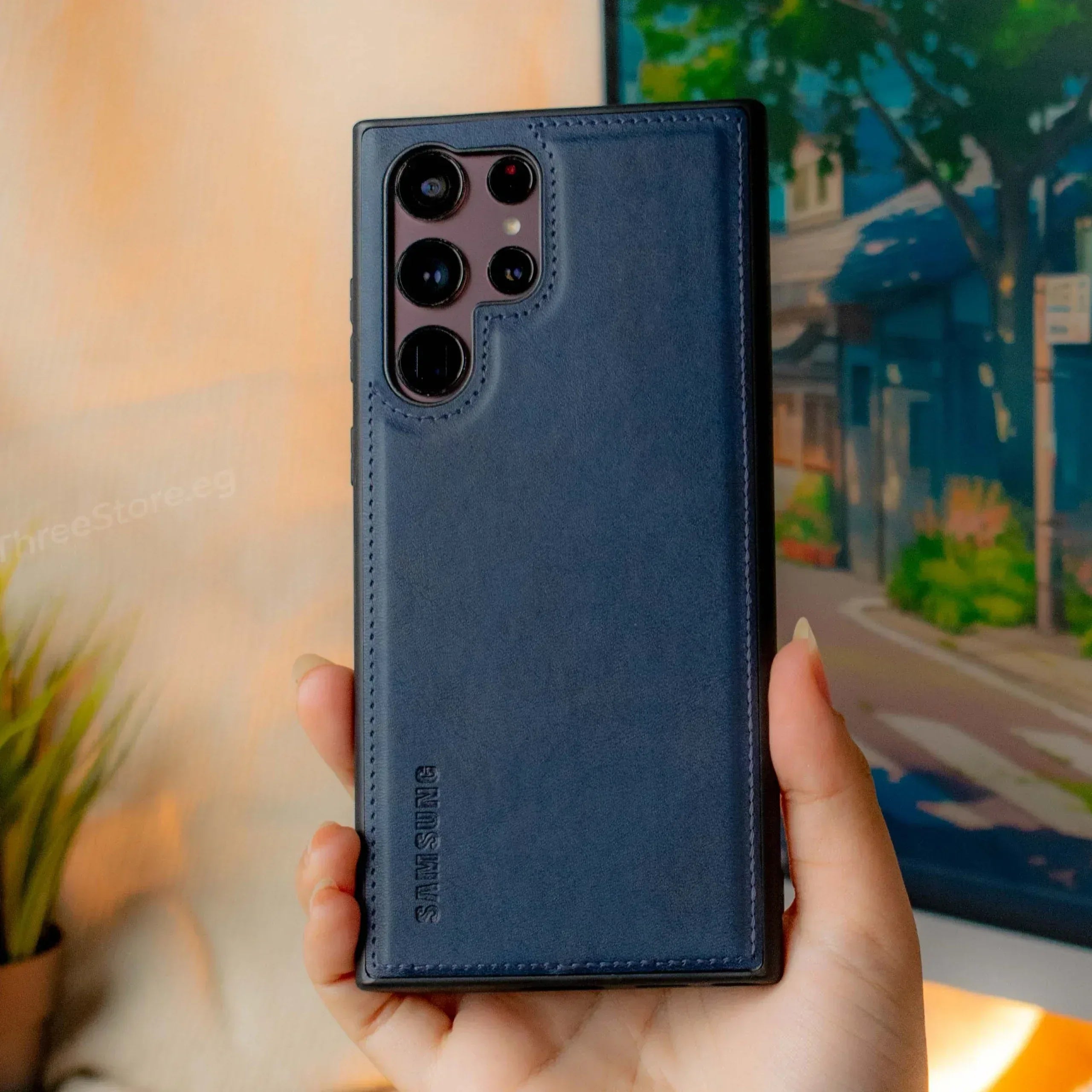 Cradle Leather Case Samsung S24 Ultra - Three