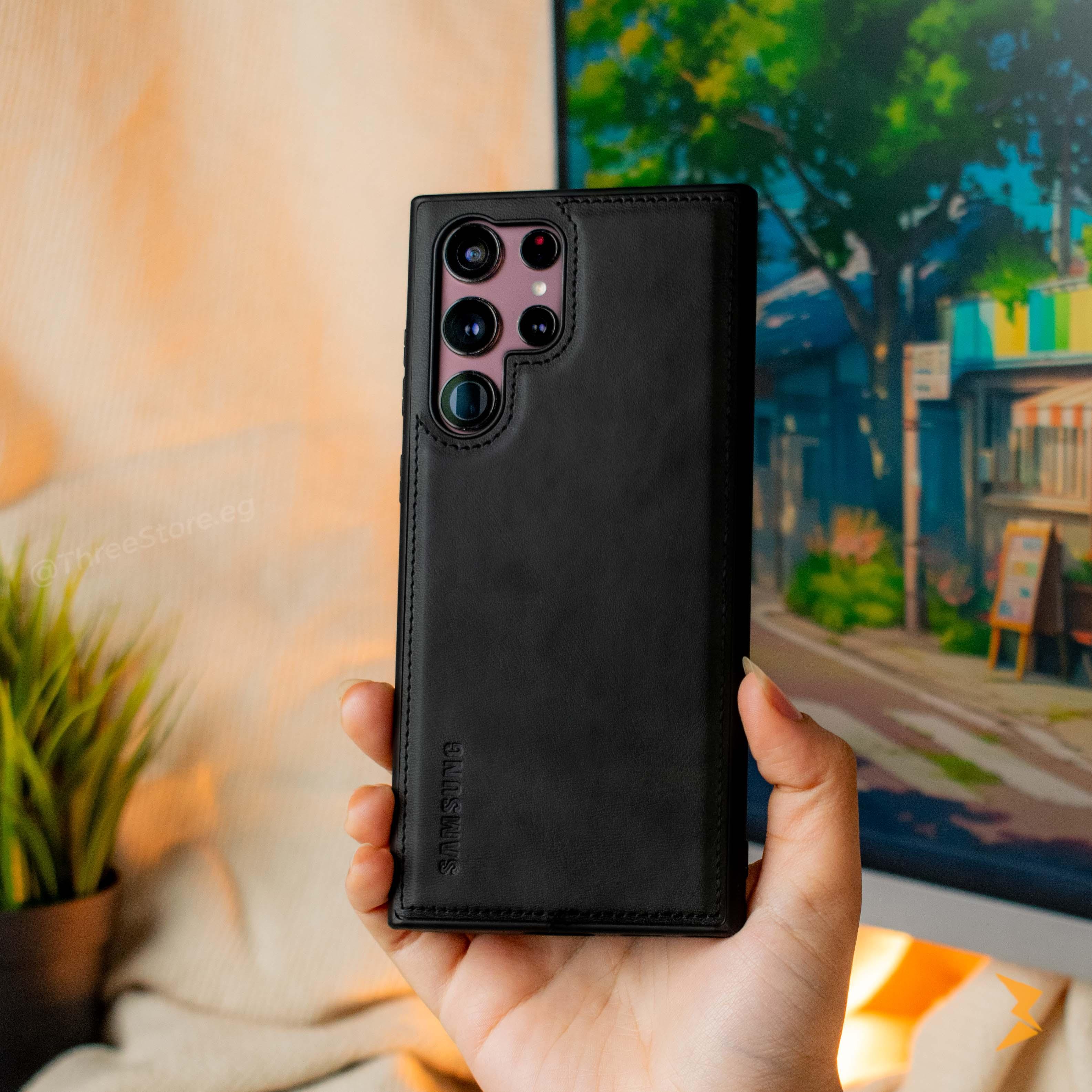 Cradle Leather Case Samsung S24 Ultra - Three