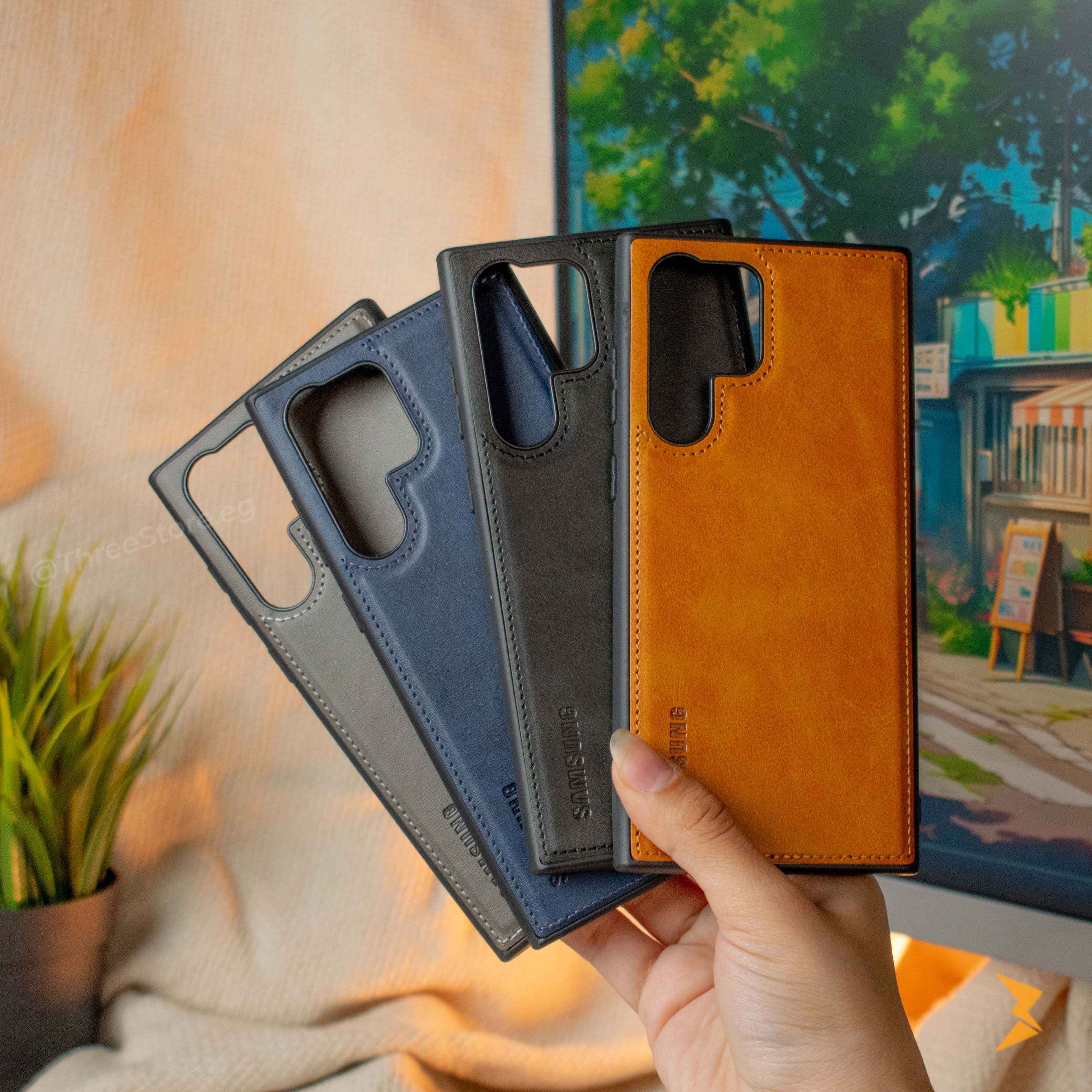 Cradle Leather Case Samsung S24 Ultra