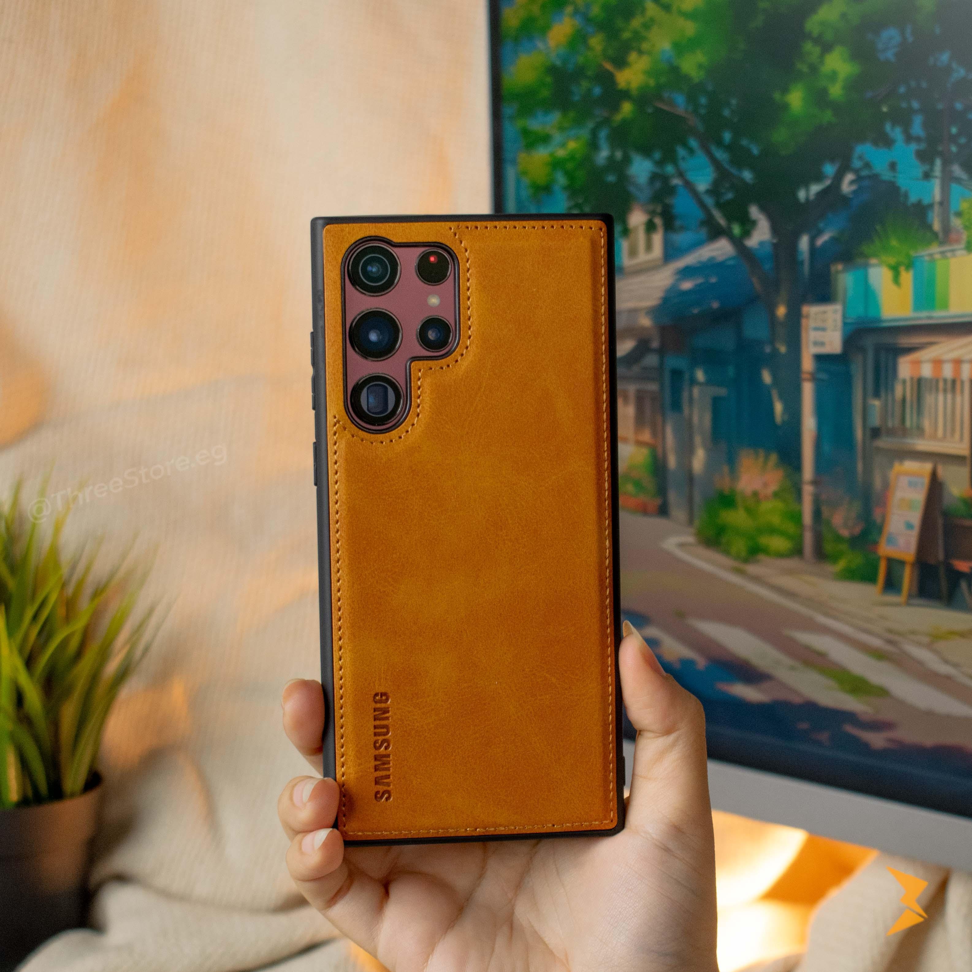 Cradle Leather Case Samsung S24 Ultra - Three