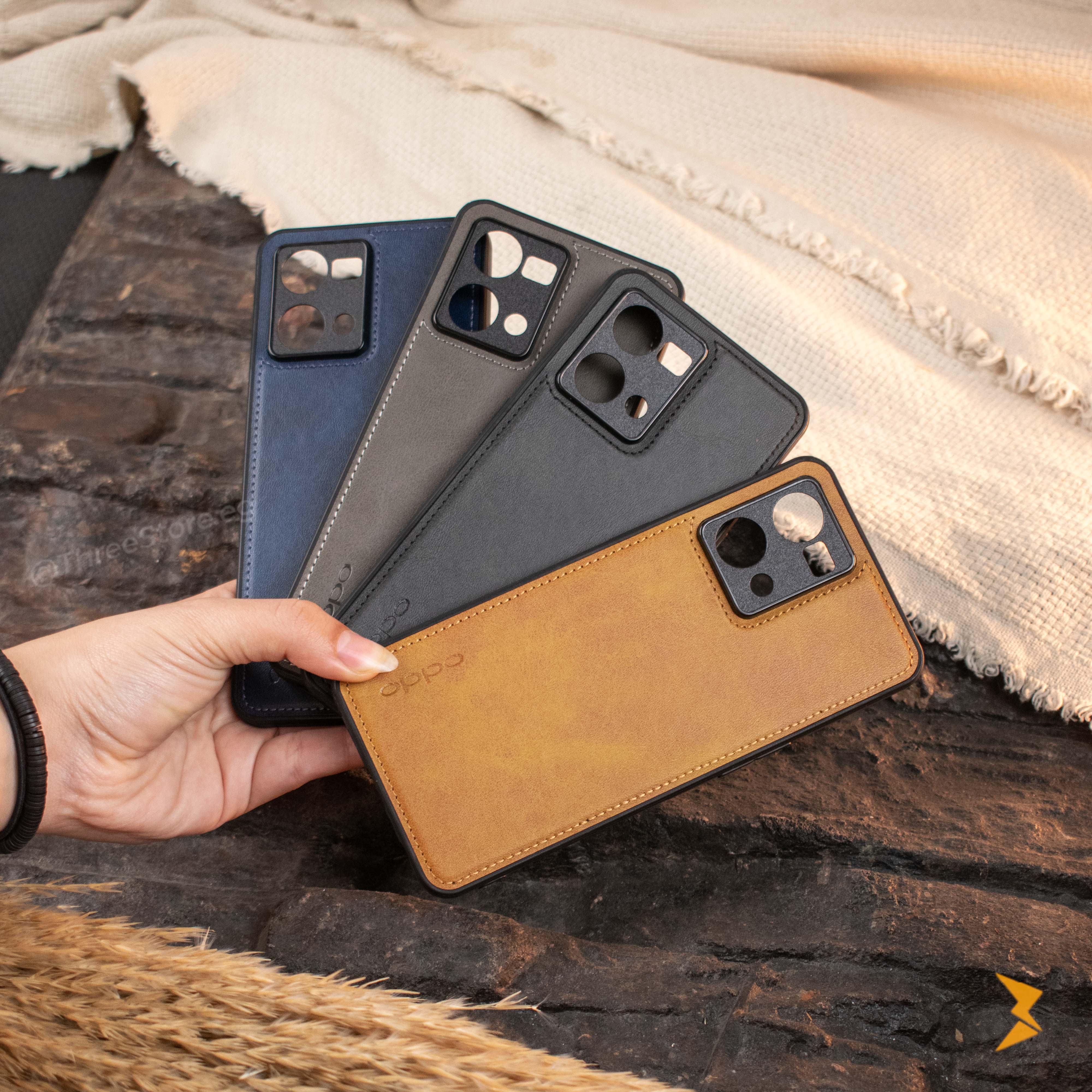 Cradle Leather Case Oppo Reno 8 4G