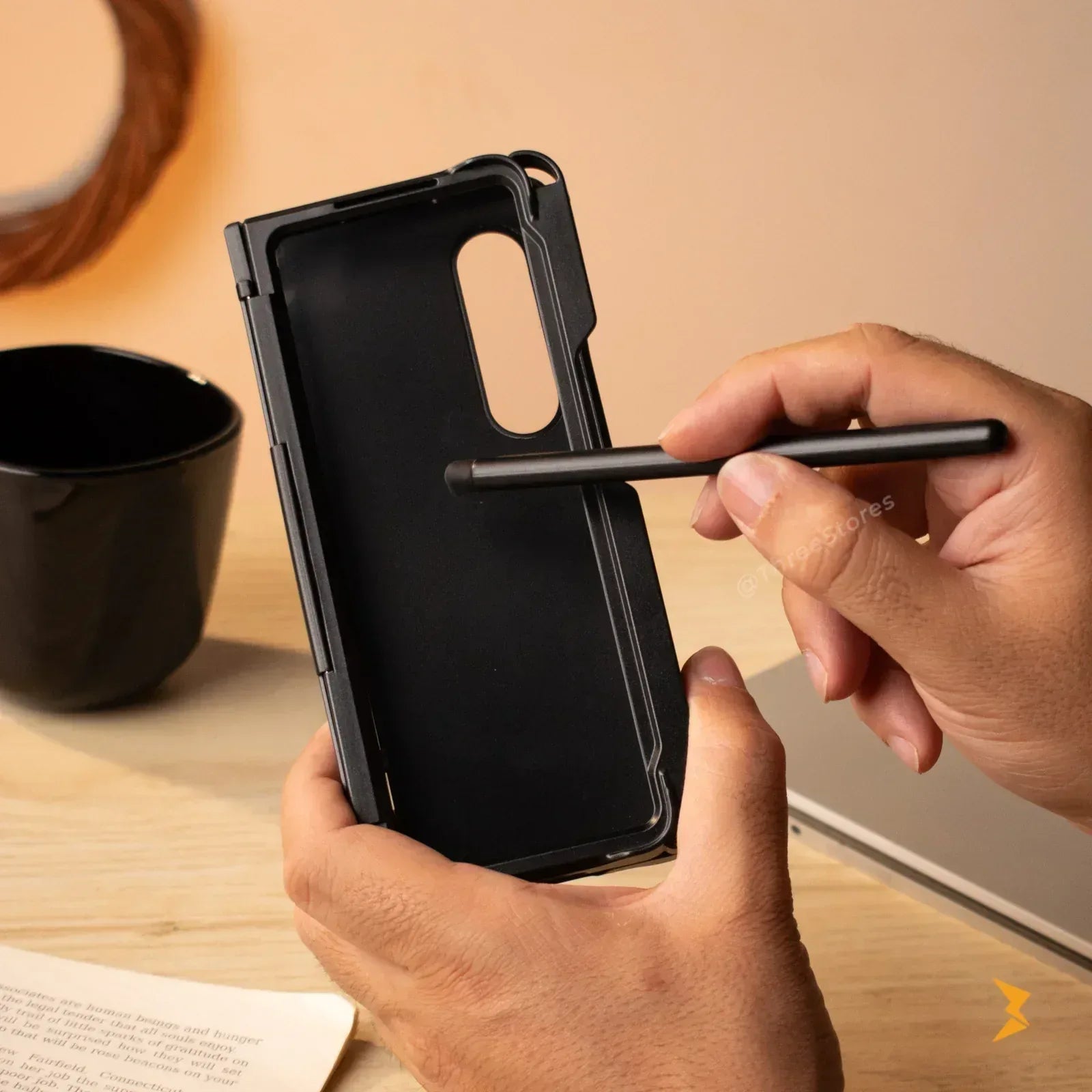 Armor Protection with Pen Case Samsung Z Fold 5 - Three