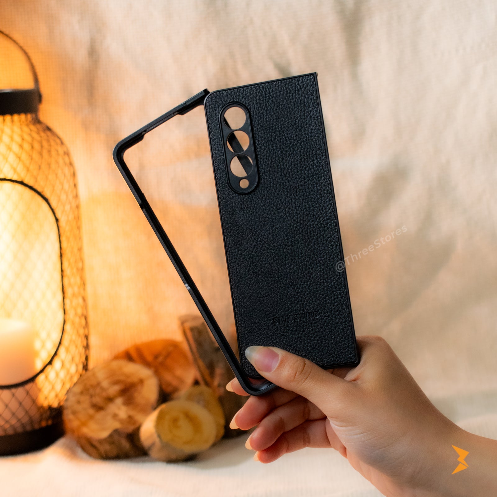 Basic Leather Case Samsung Z Fold 3