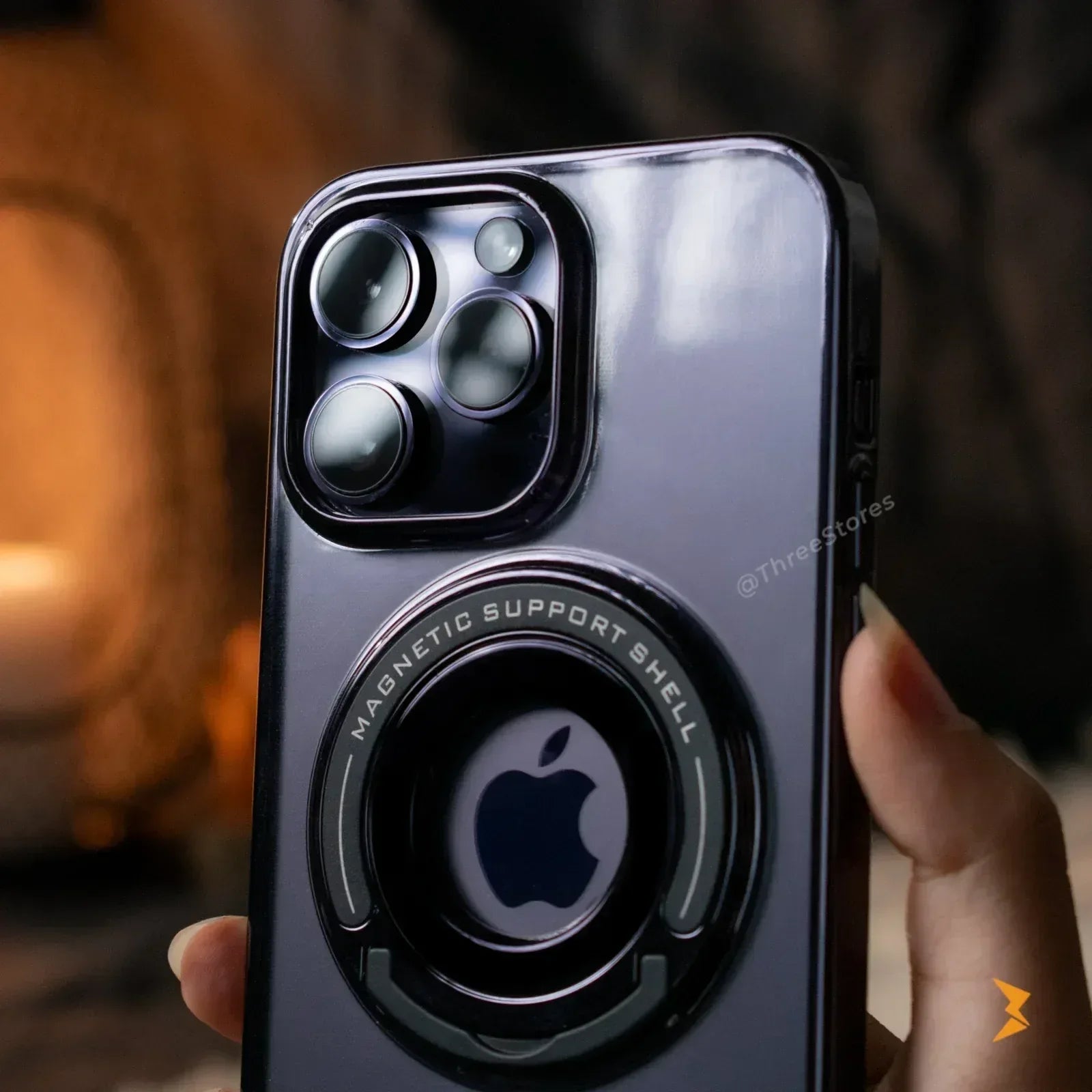 Limpid Stand Case iPhone 13 Pro Max - Three