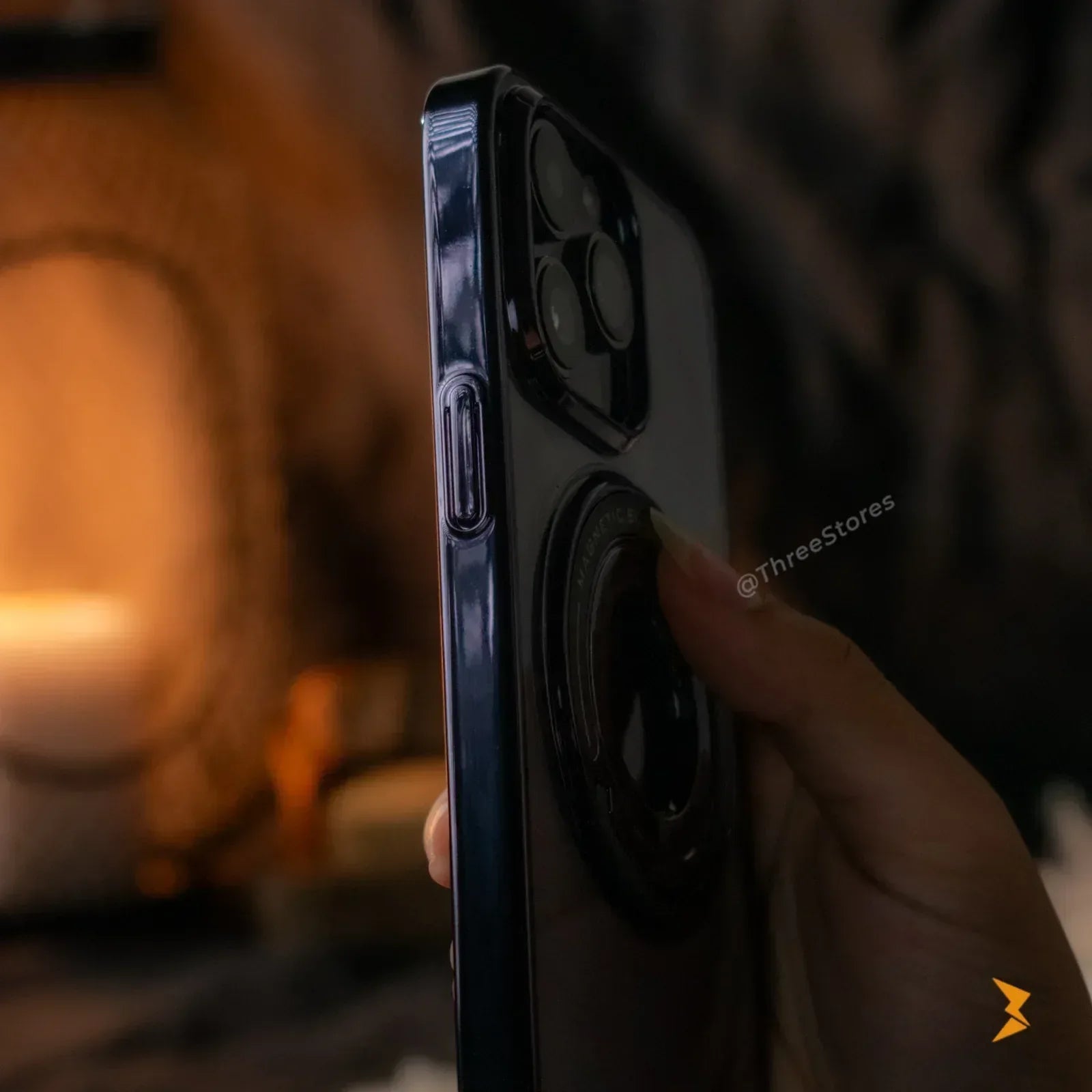 Limpid Stand Case iPhone 15 Pro - Three