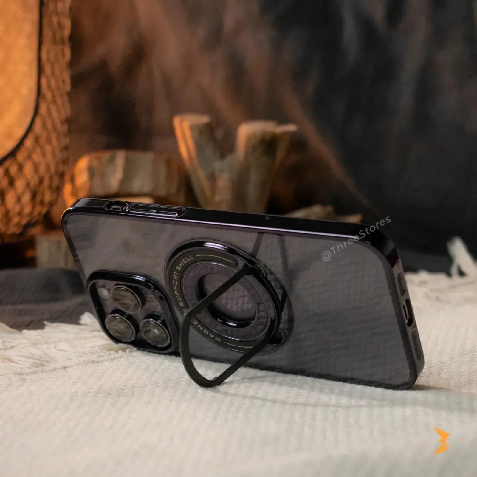 Limpid Stand Case iPhone 12 Pro Max - Three