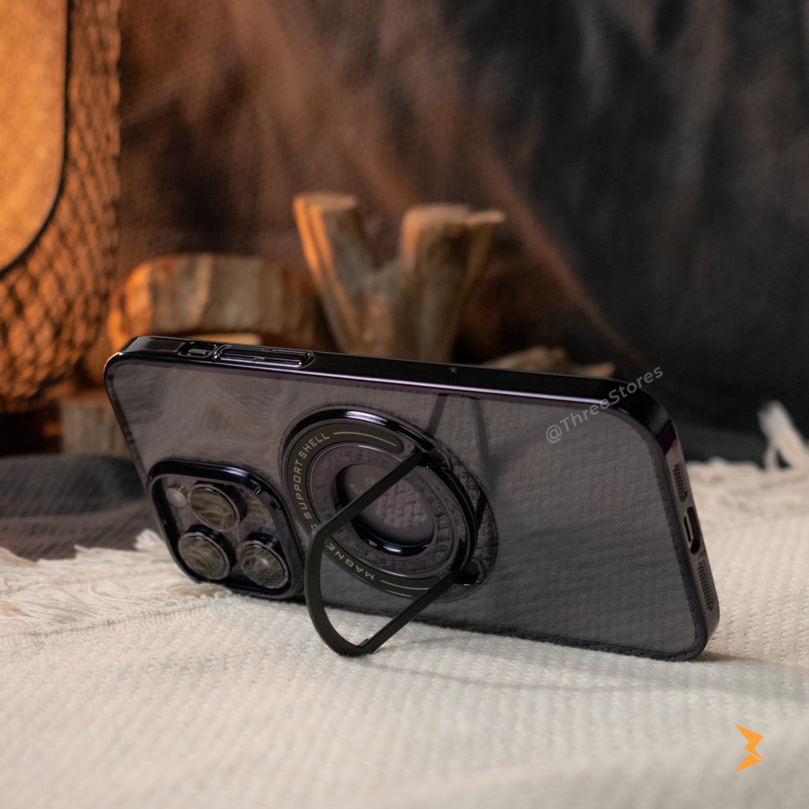 Limpid Stand Case iPhone 15 Pro
