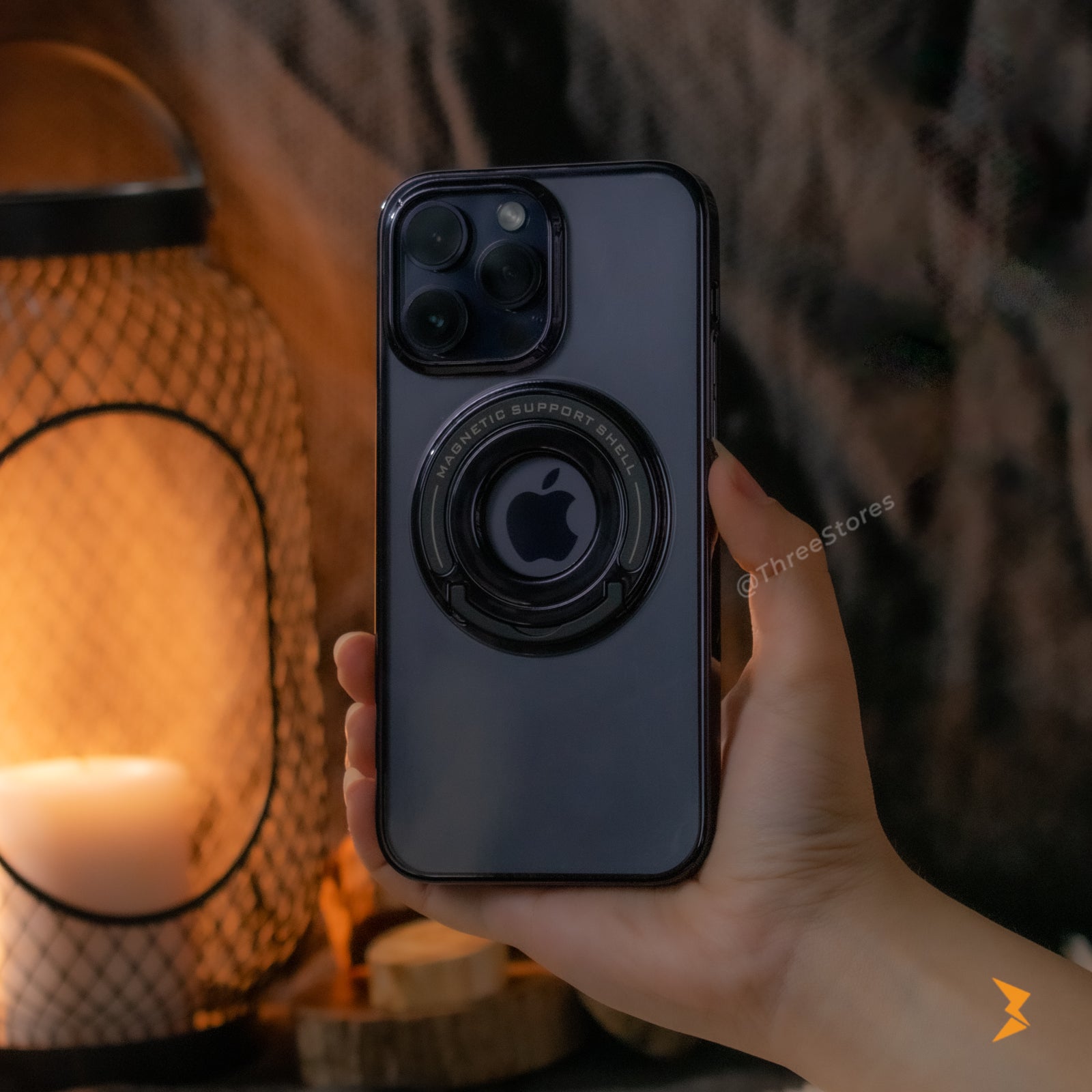 Limpid Stand Case iPhone 15 Pro