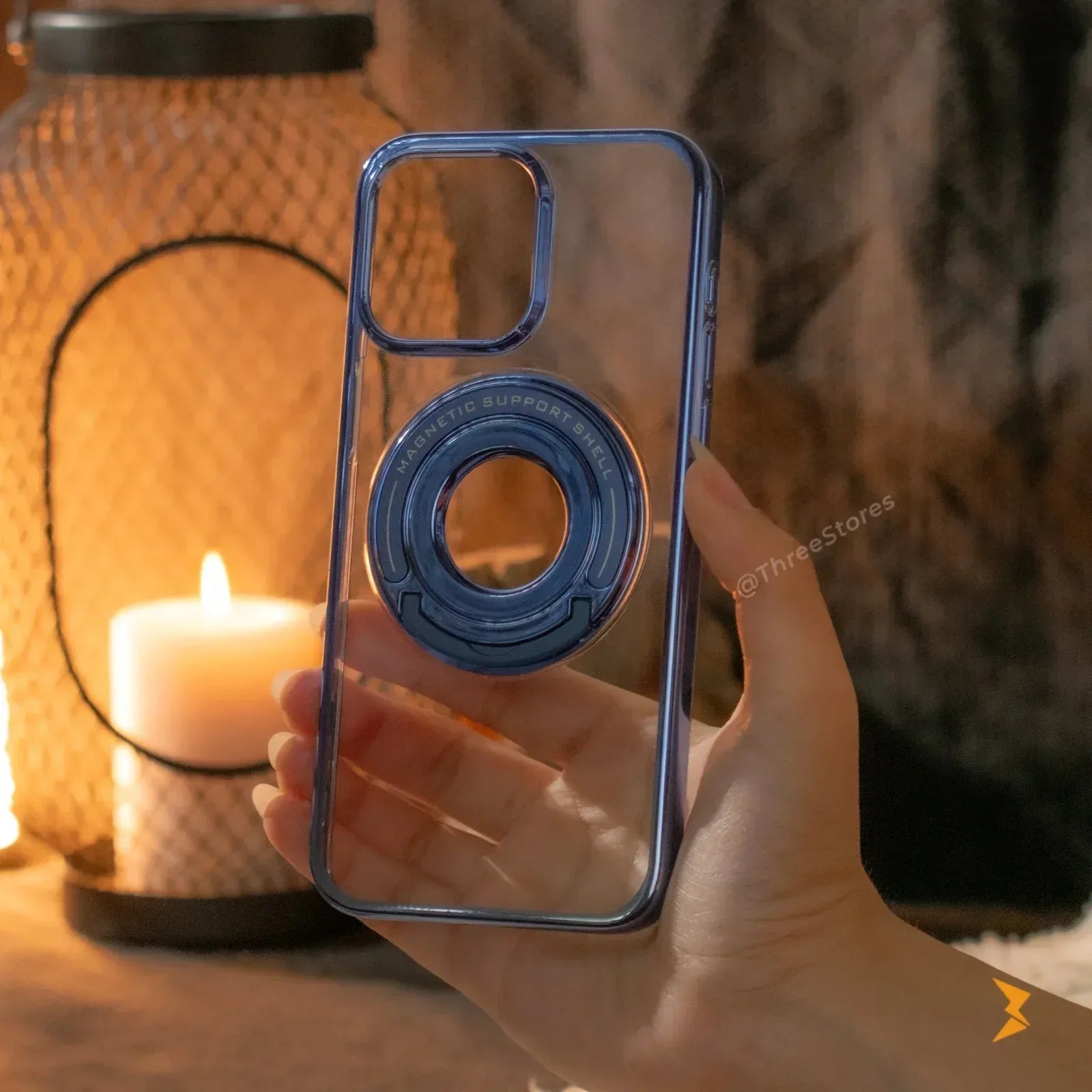 Limpid Stand Case iPhone 15 Pro Max - Three