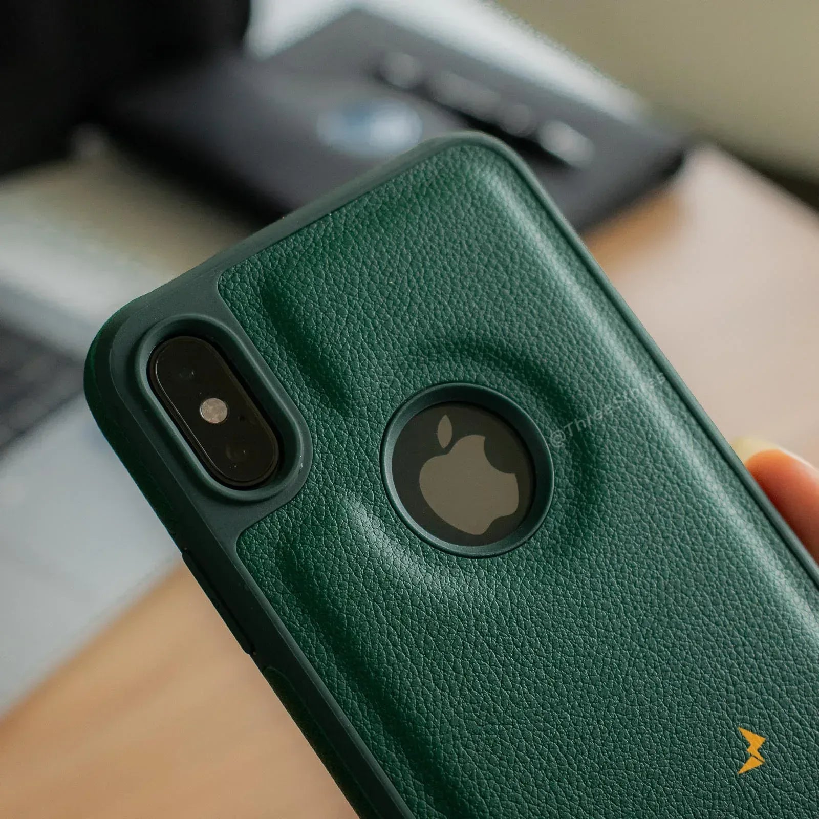 Classic All Around Leather Case iPhone X Max - Three