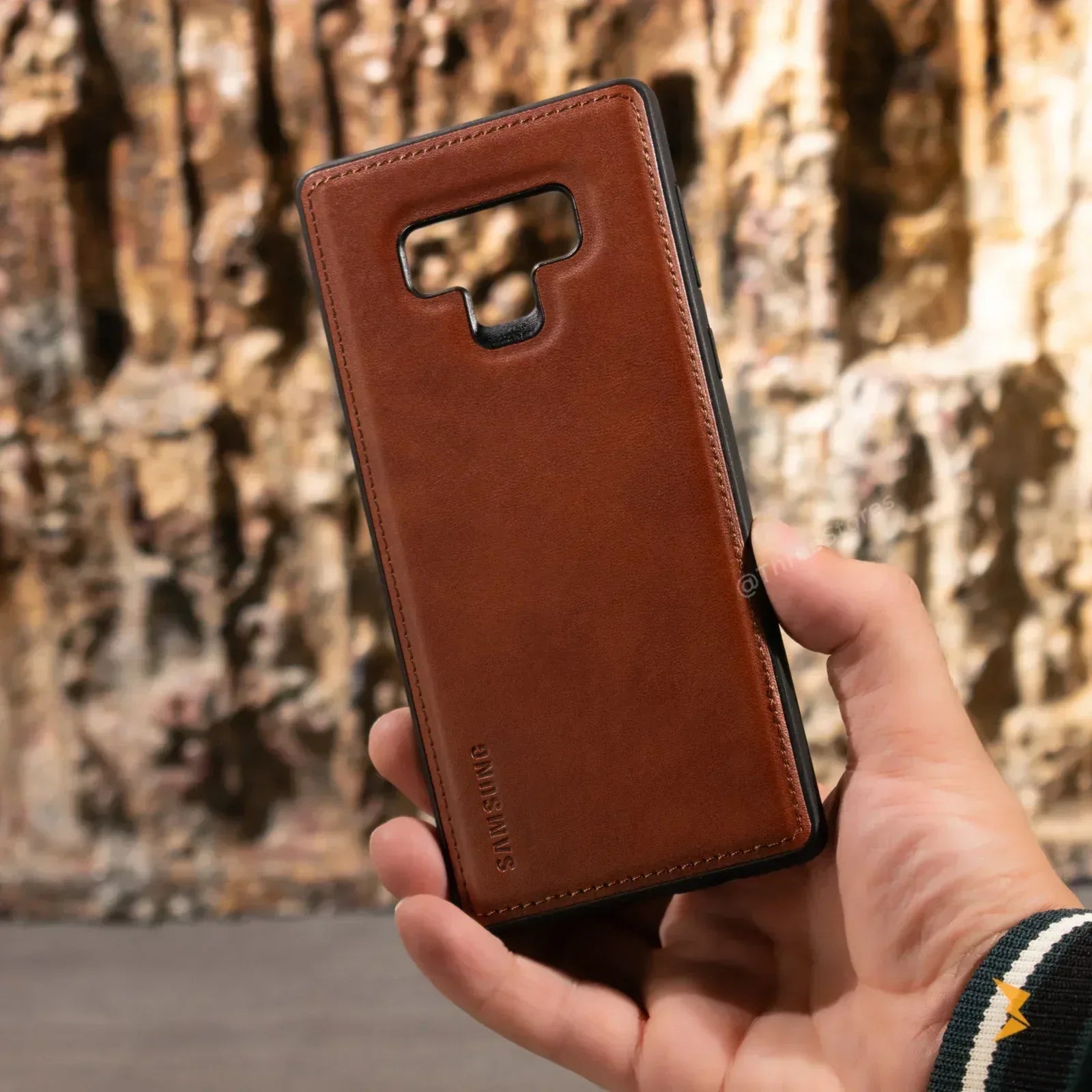 Cradle Leather Case Samsung Note 9 - Three