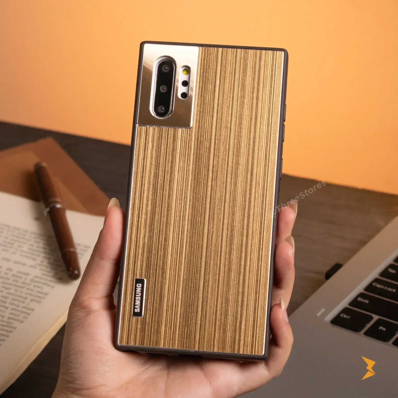 Binberli Metalic Case Samsung Note 10 Plus - Three