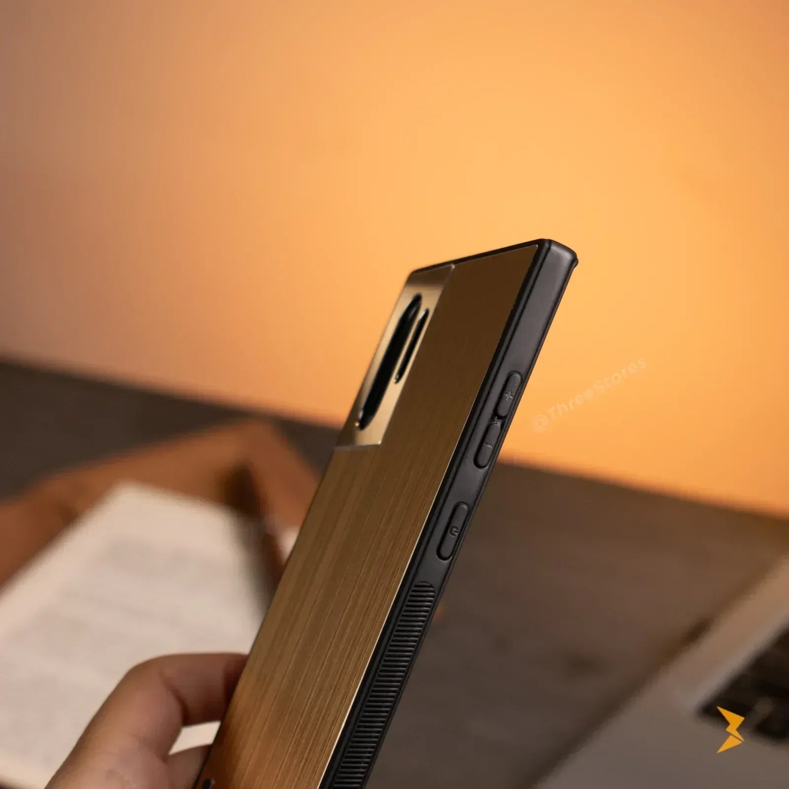 Binberli Metalic Case Samsung Note 10 Plus - Three