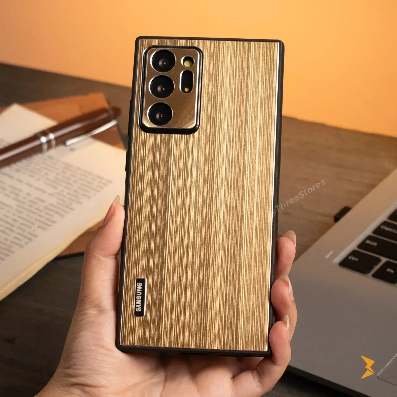 Binberli Metalic Case Samsung Note 20 Ultra - Three