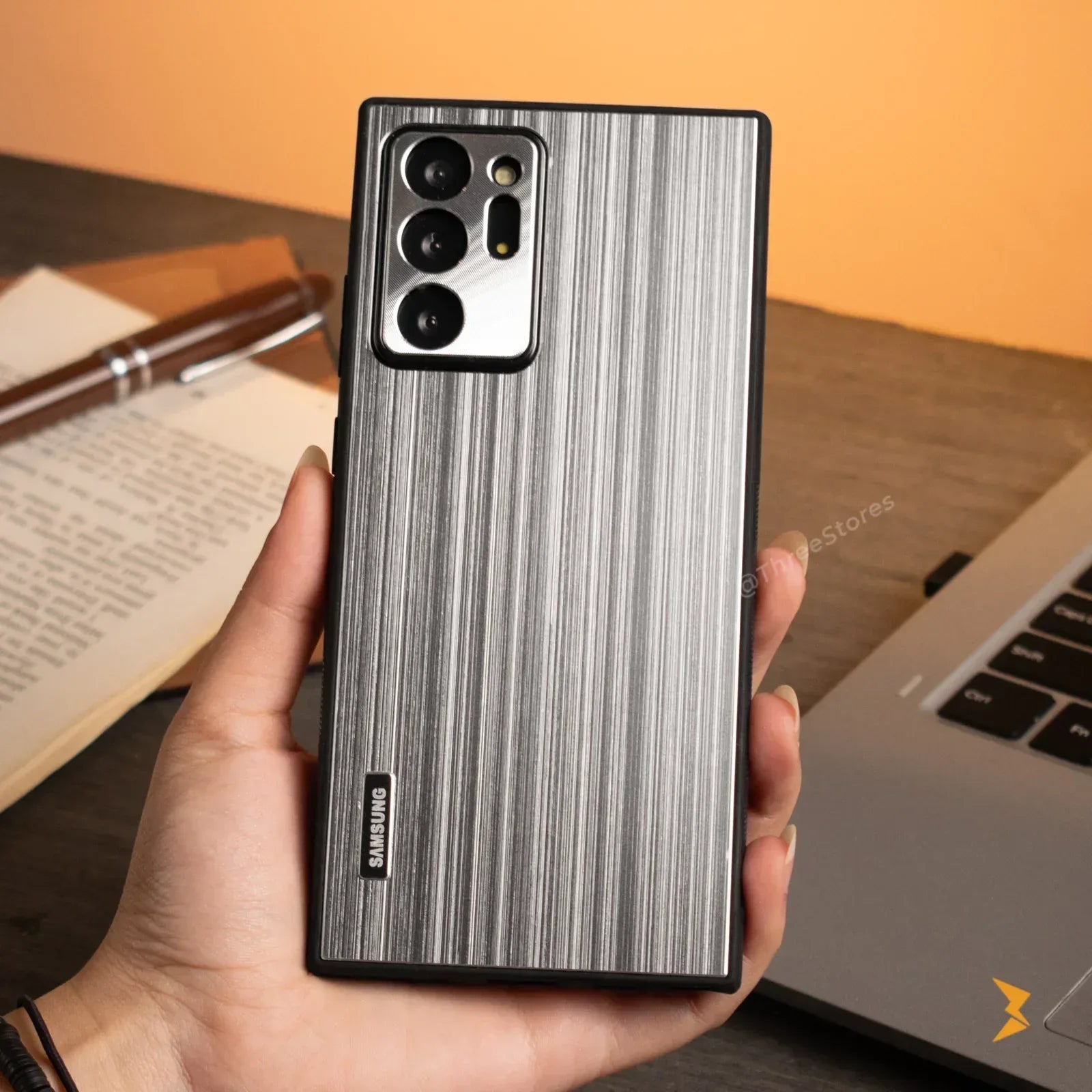 Binberli Metalic Case Samsung Note 20 Ultra - Three