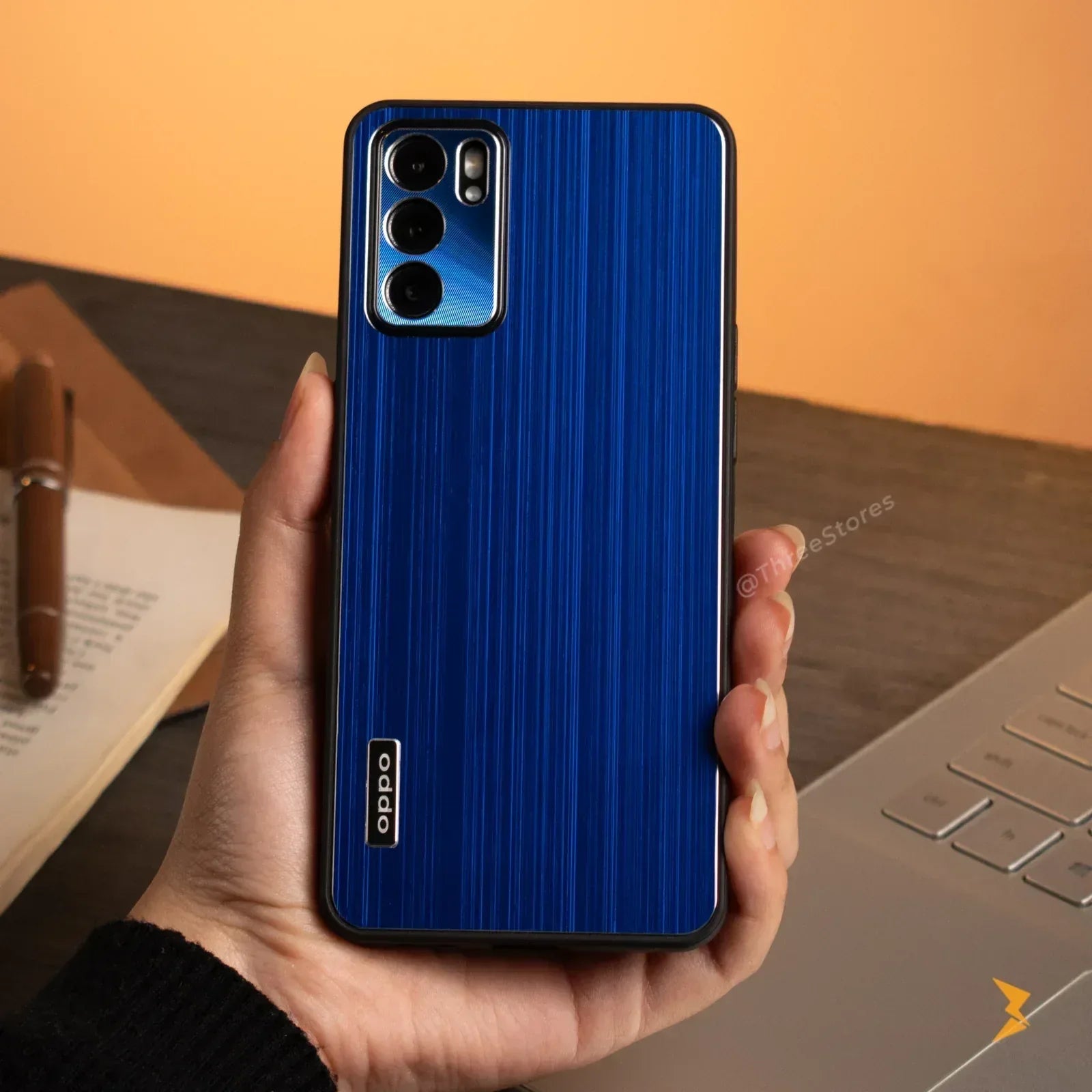 Binberli Metalic Case Oppo Reno 6 5G - Three