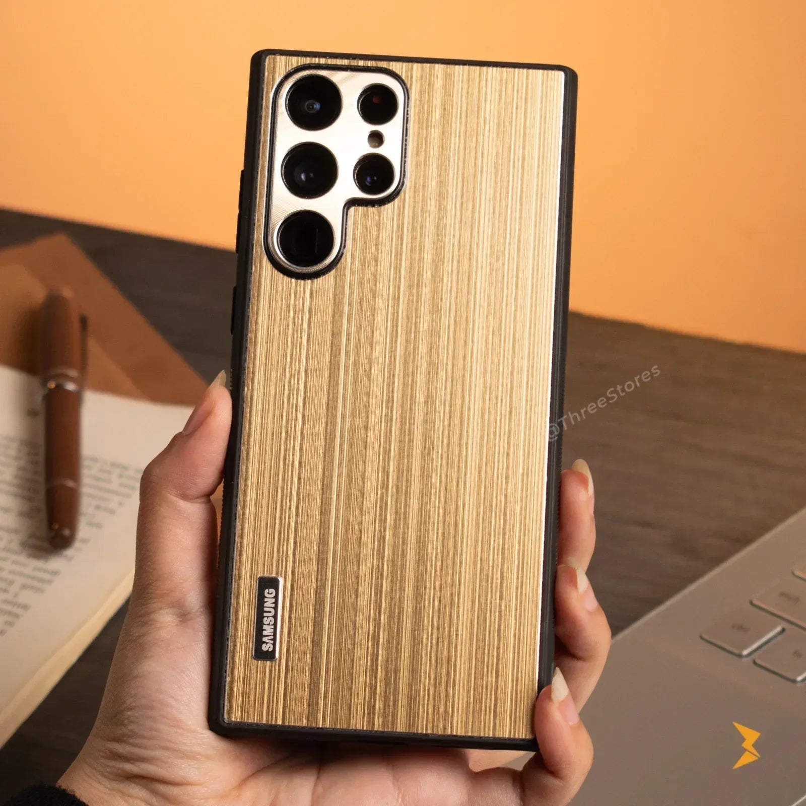 Binberli Metalic Case Samsung S22 Ultra - Three