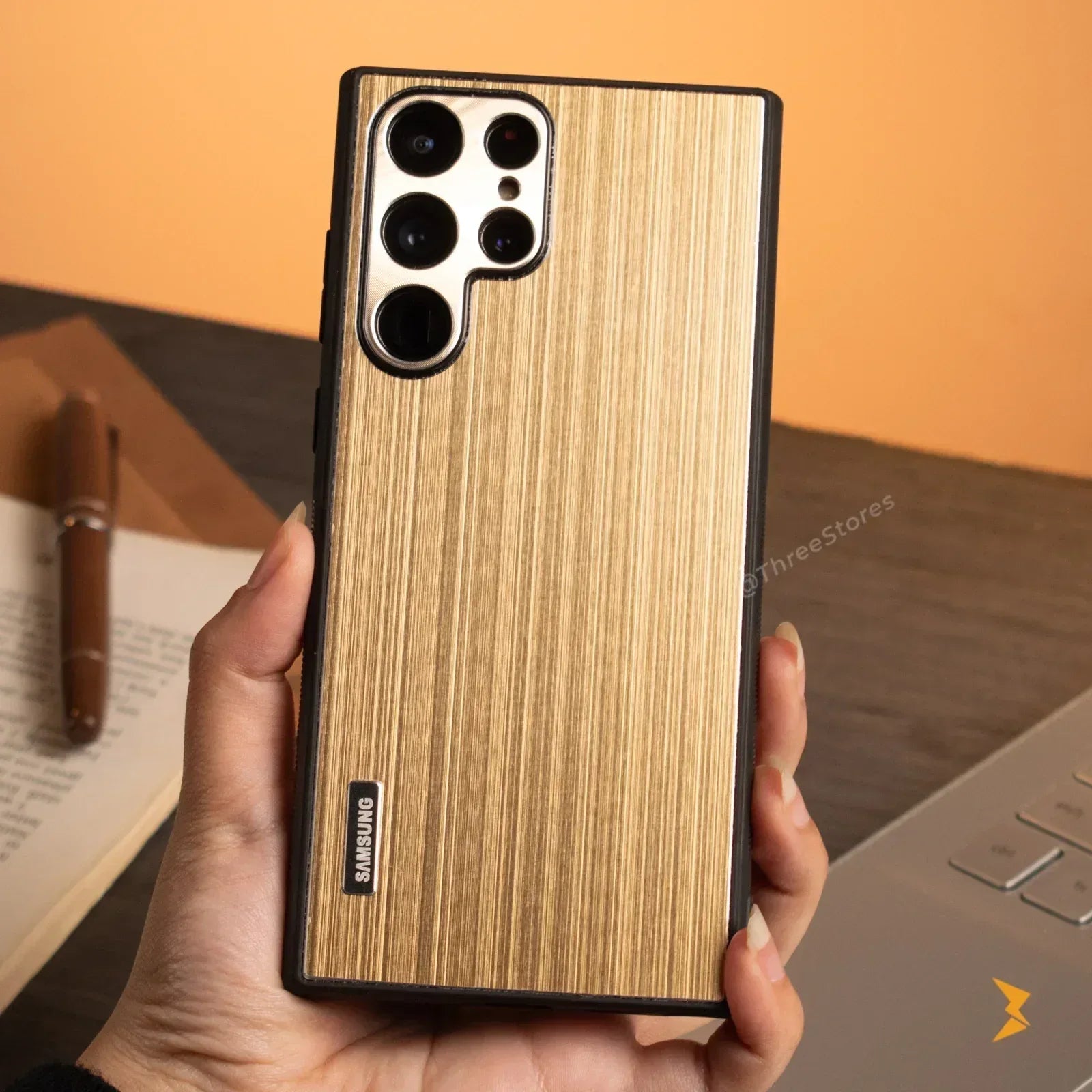 Binberli Metalic Case Samsung S22 Ultra - Three