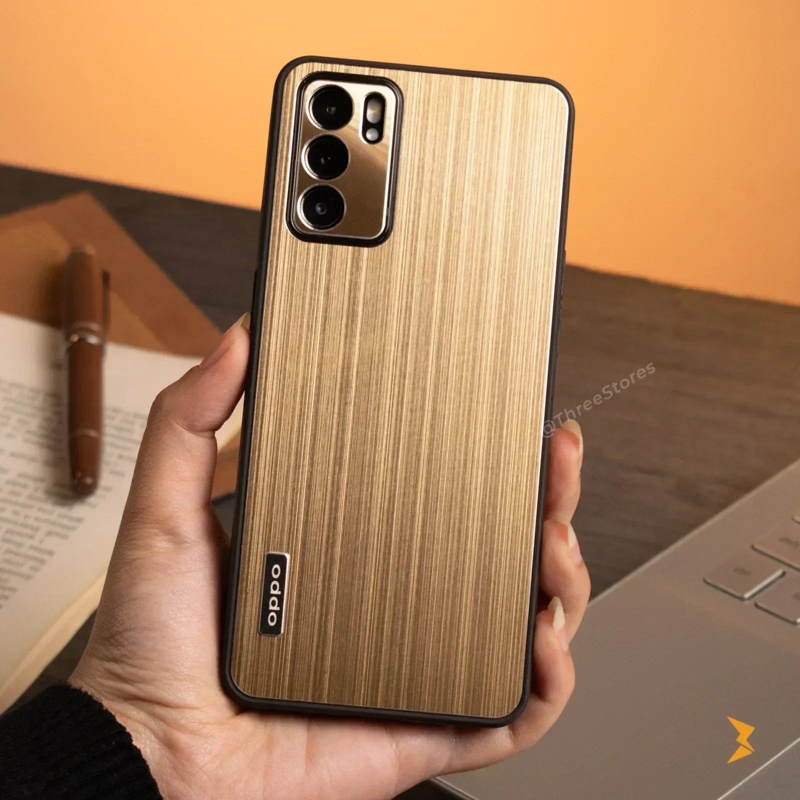 Binberli Metalic Case Oppo Reno 6 5G - Three