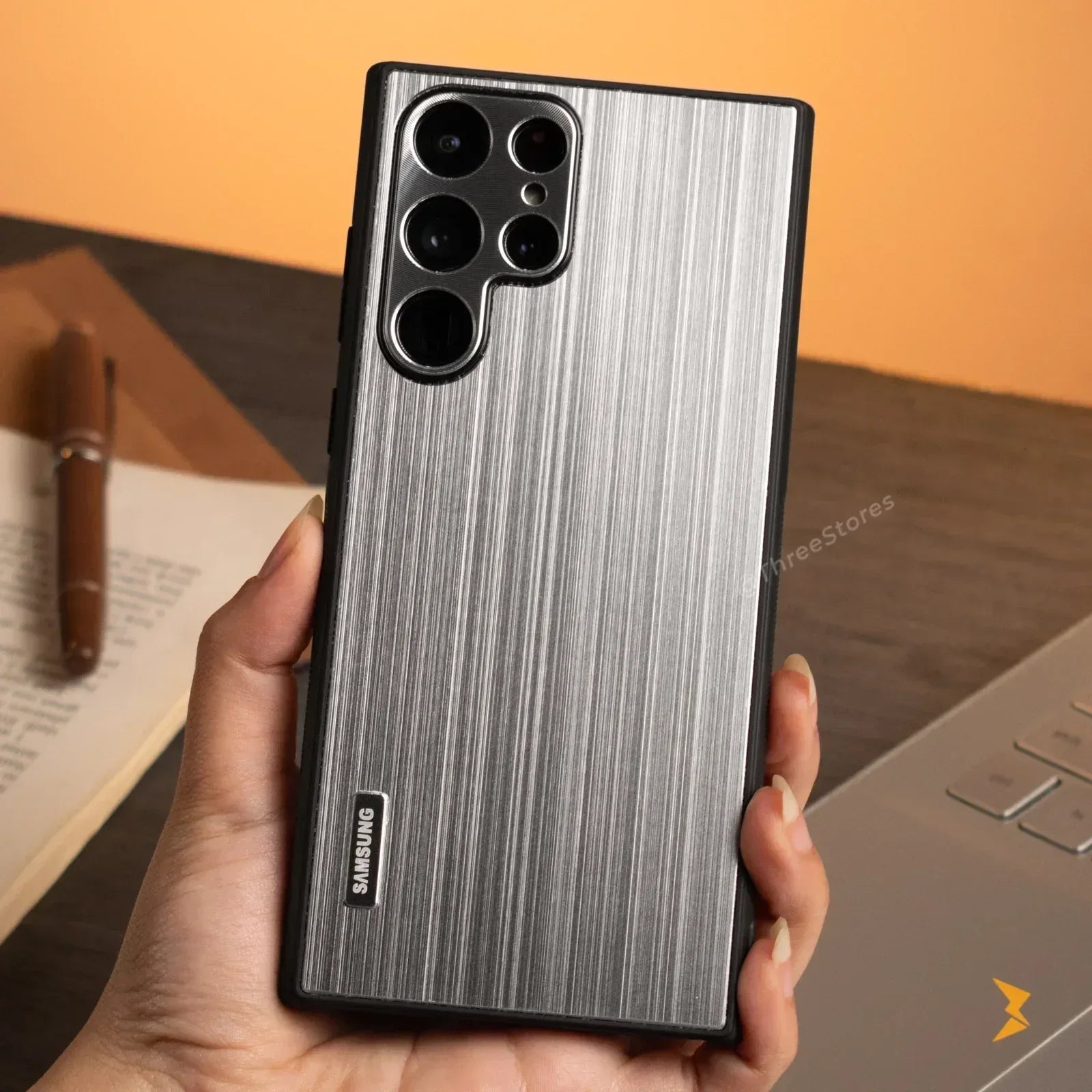 Binberli Metalic Case Samsung S23 Ultra - Three