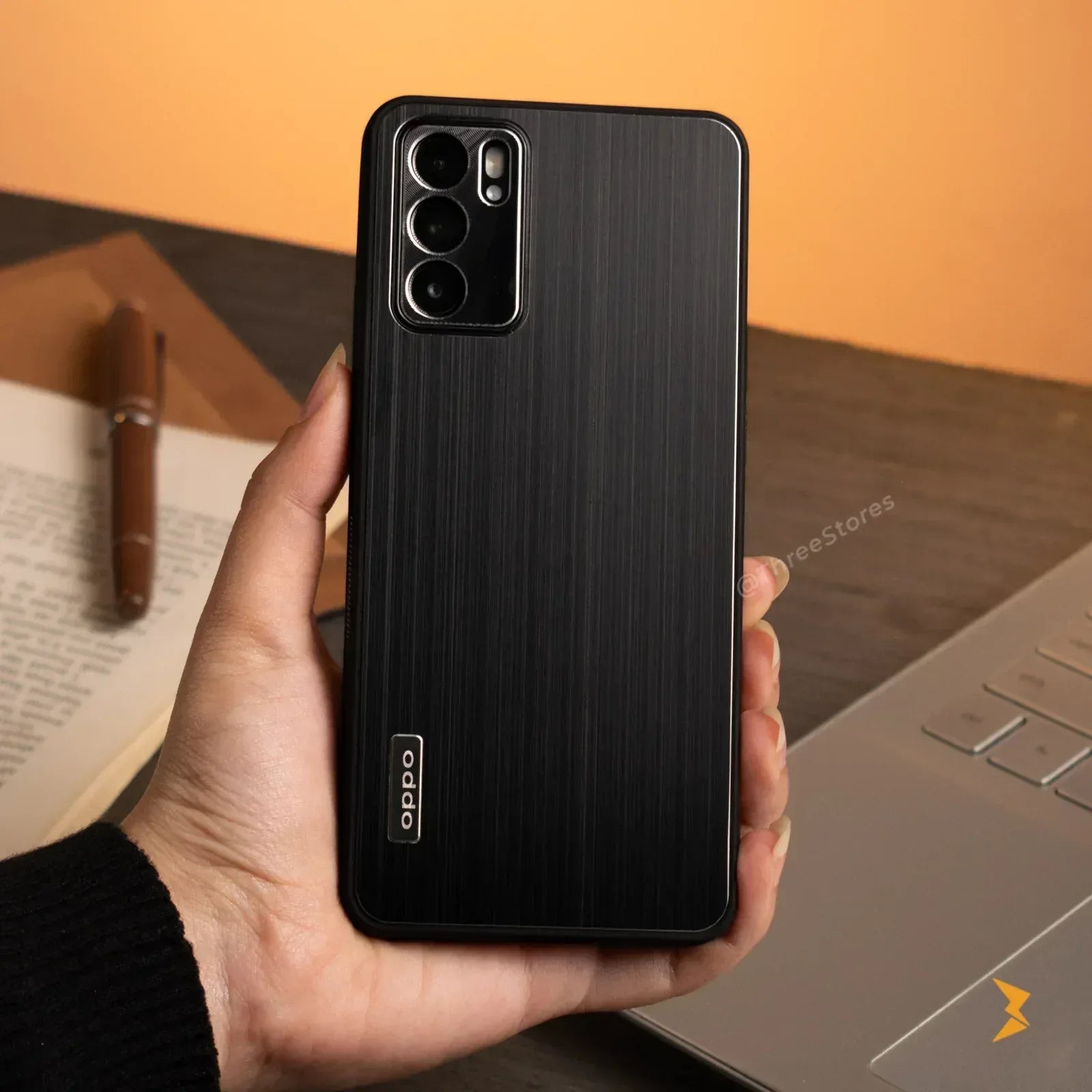 Binberli Metalic Case Oppo Reno 6 5G - Three