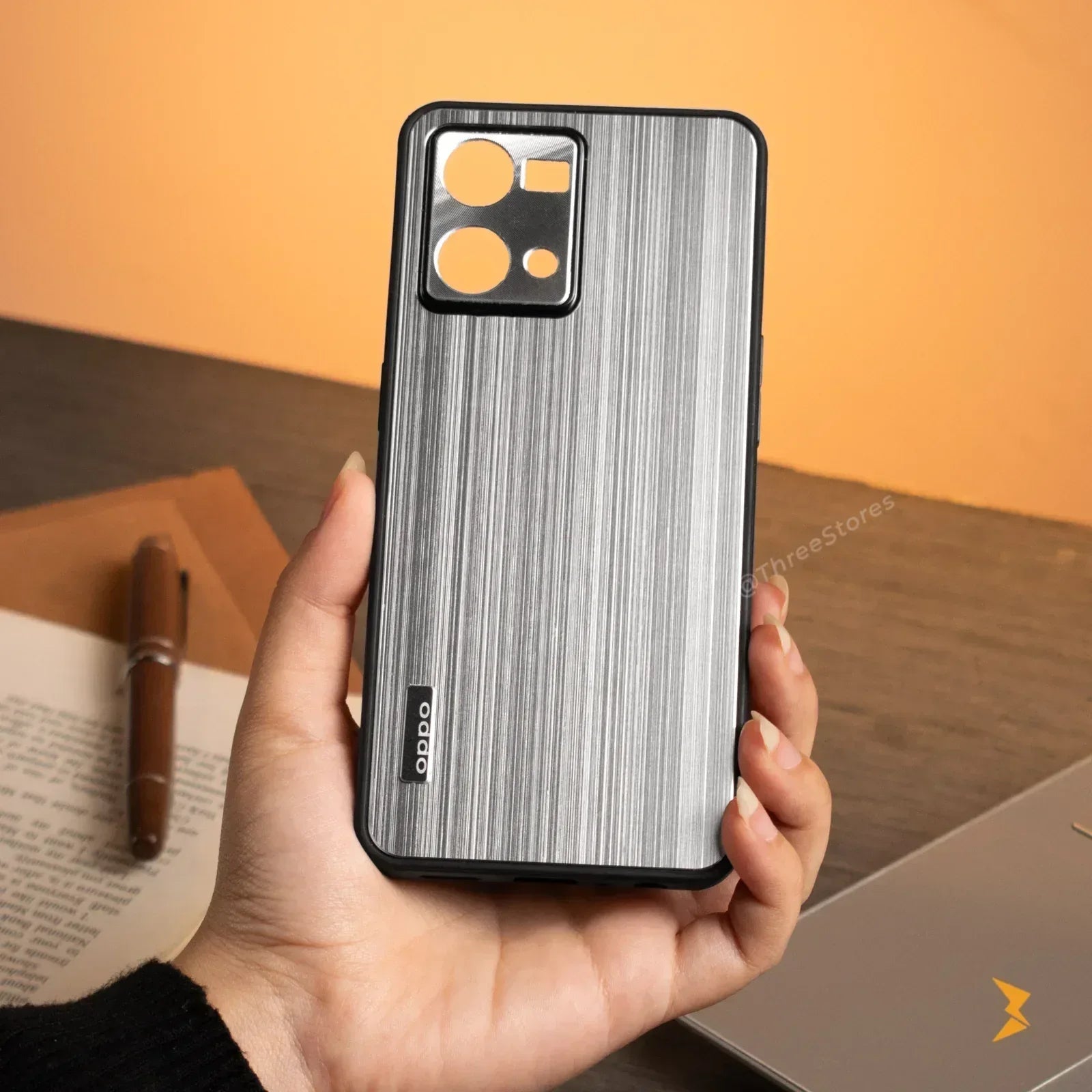 Binberli Metalic Case Oppo Reno 7 4G / Reno 8 4G - Three