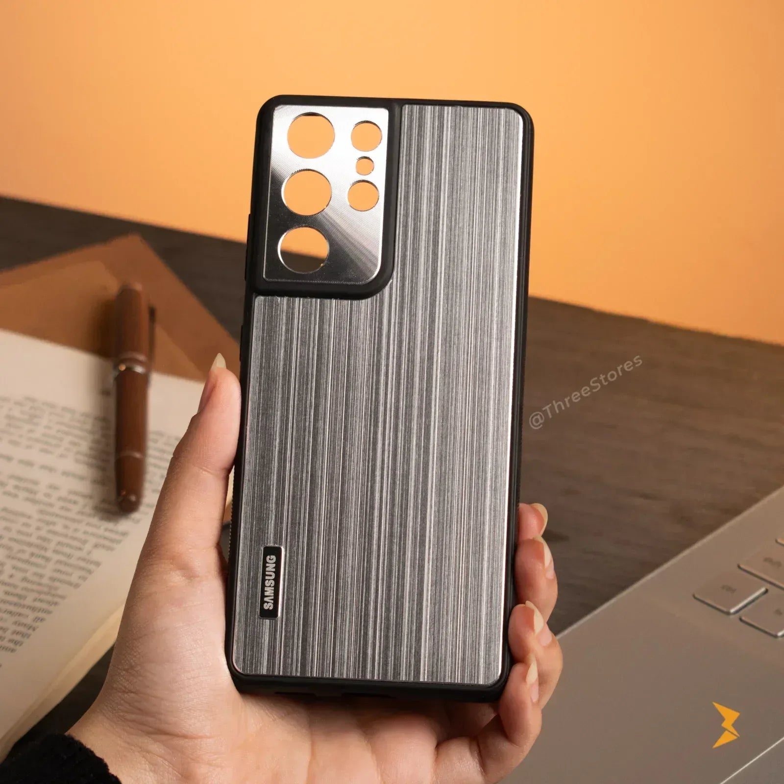 Binberli Metalic Case Samsung S21 Ultra - Three