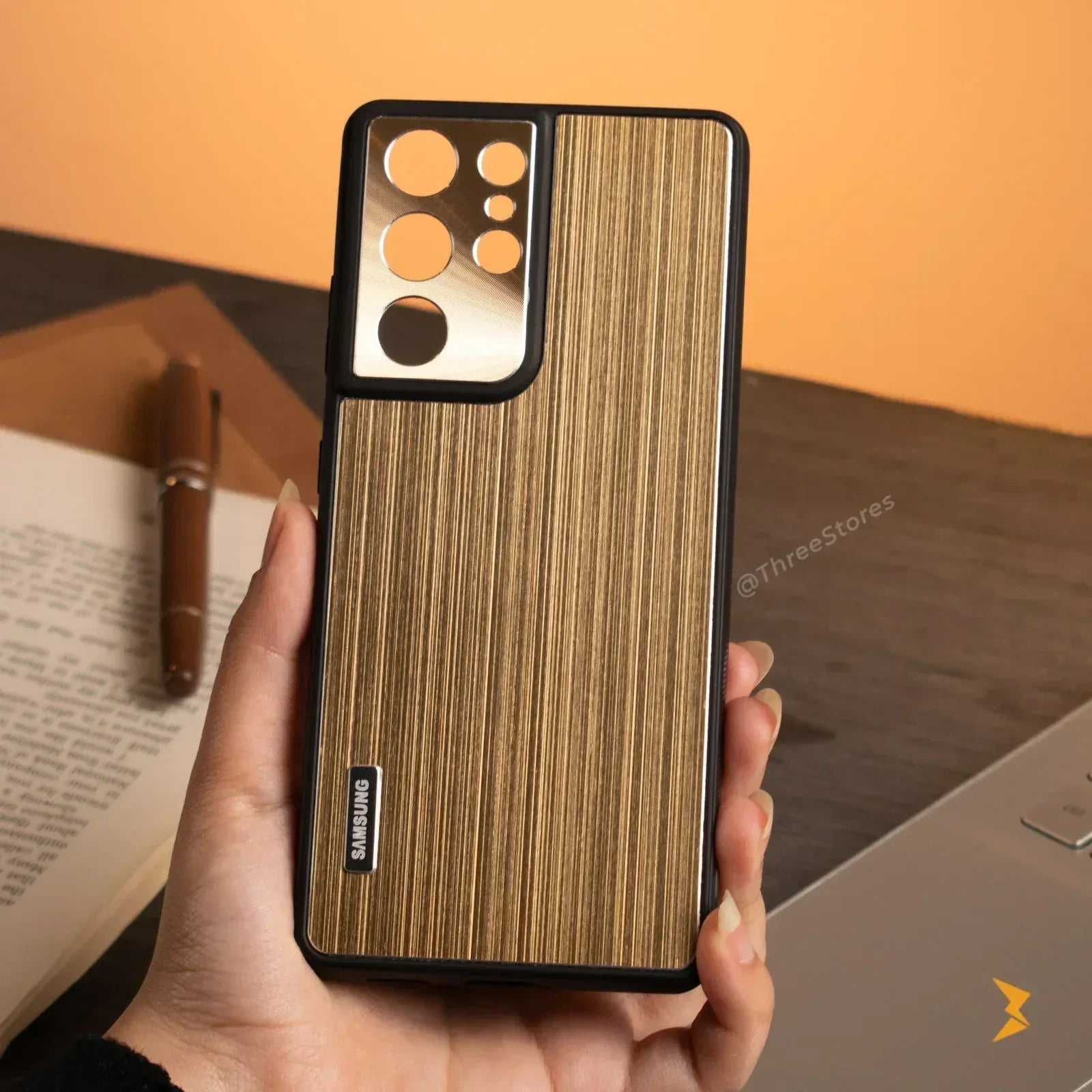 Binberli Metalic Case Samsung S21 Ultra - Three