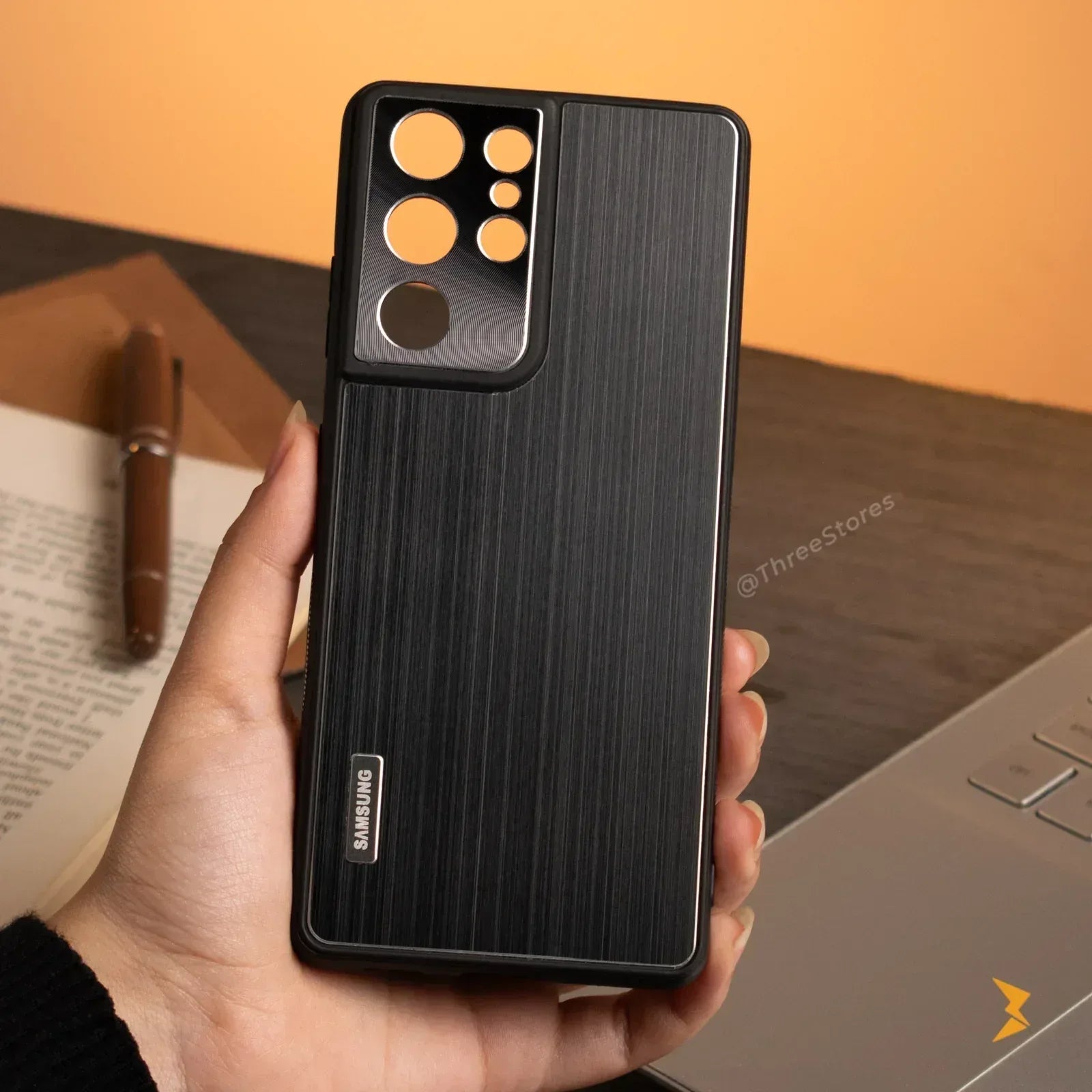 Binberli Metalic Case Samsung S21 Ultra - Three