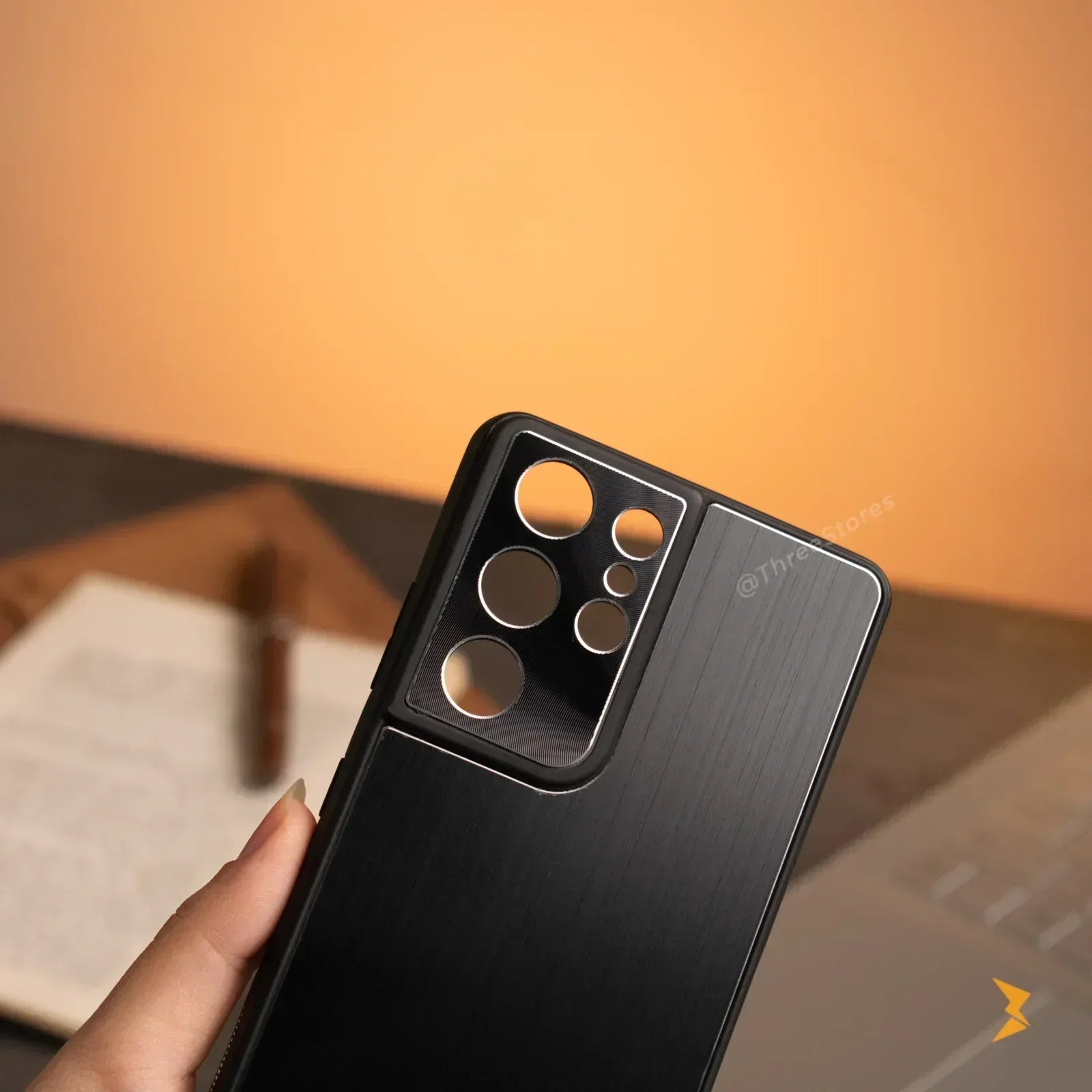 Binberli Metalic Case Samsung S21 Ultra - Three