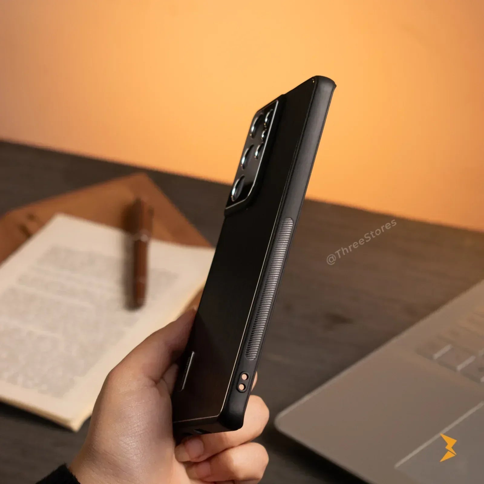 Binberli Metalic Case Samsung S21 Ultra - Three