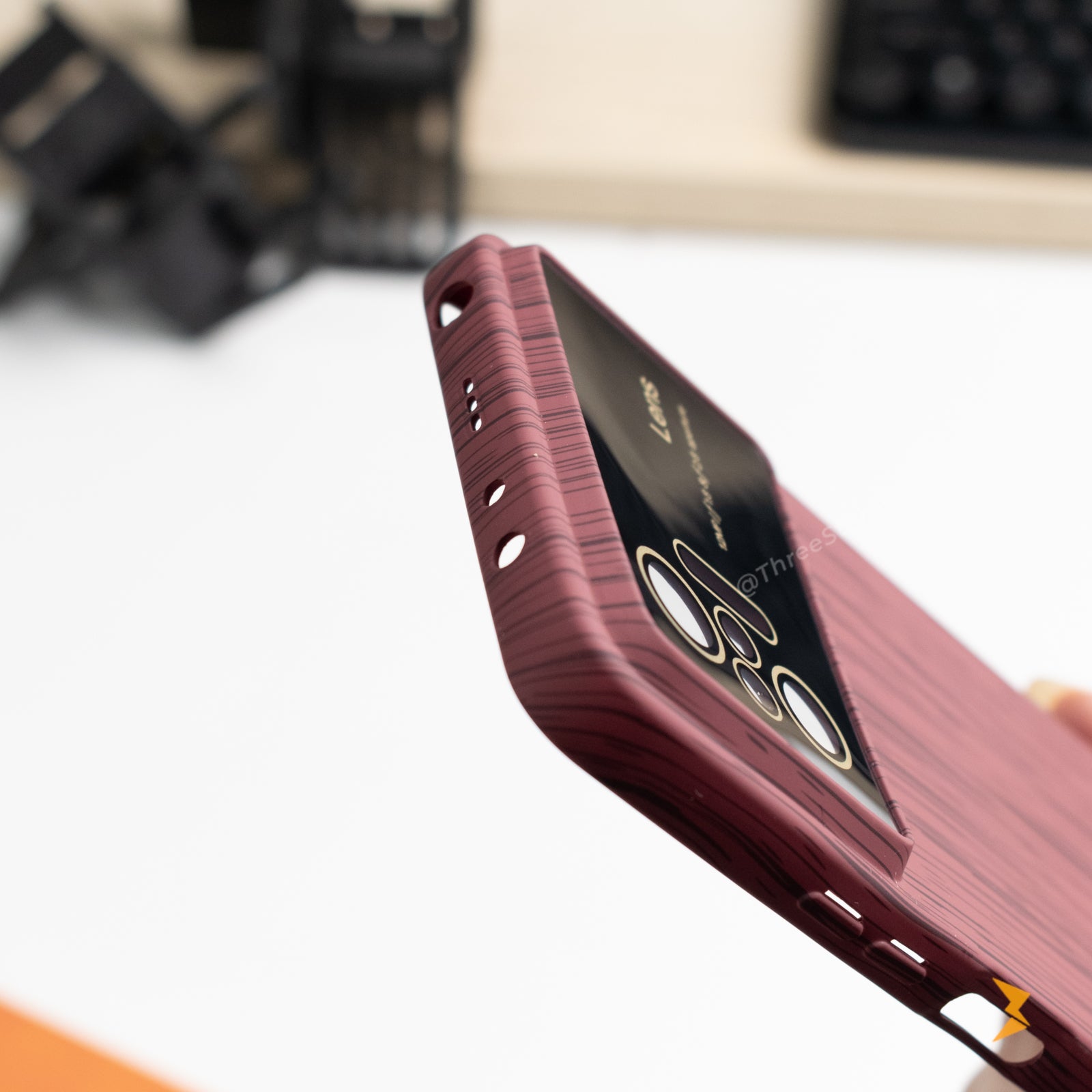 Wooden Silicone Case Redmi Note 10 Pro