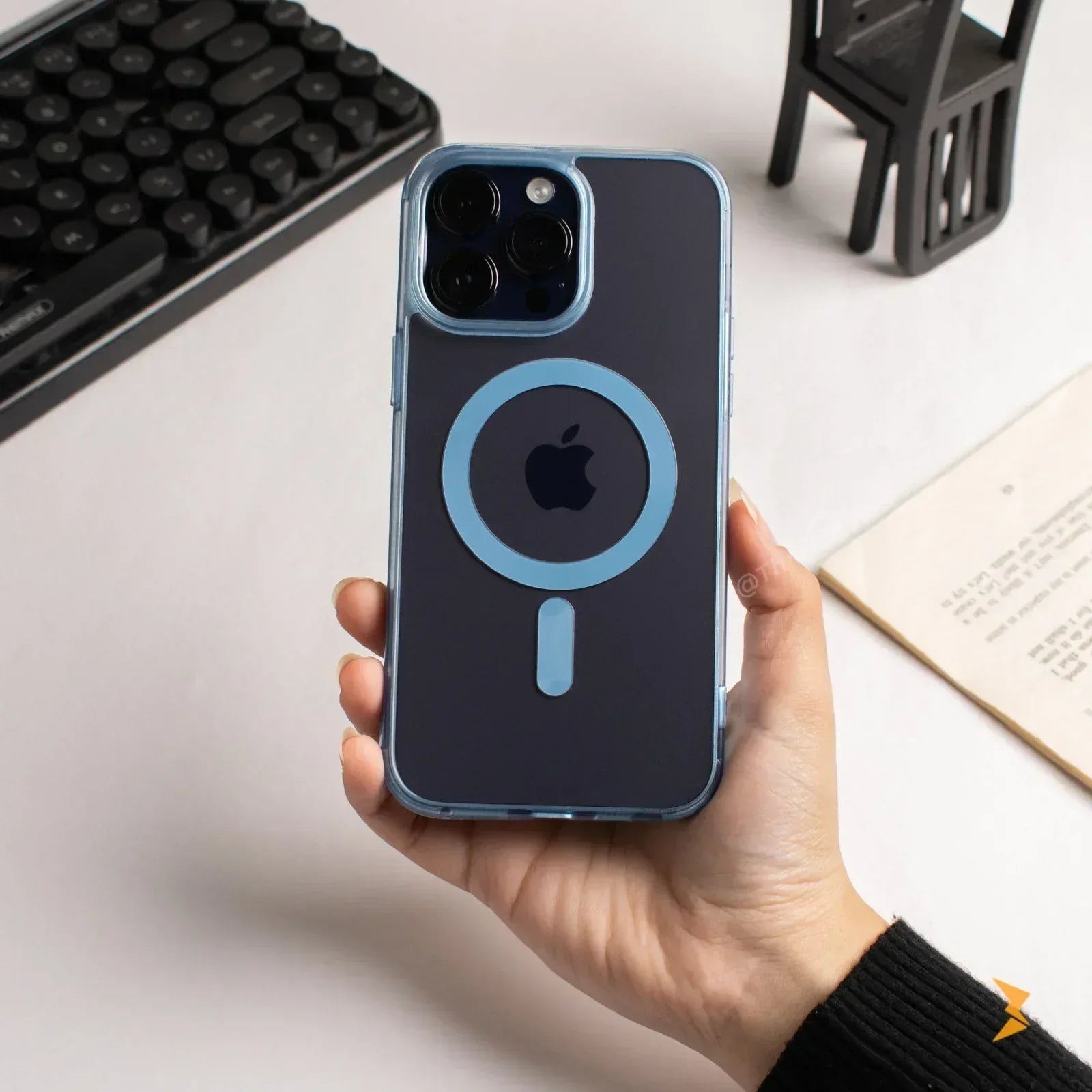 Solid Color Magsafe Case iPhone 15 Pro Max - Three